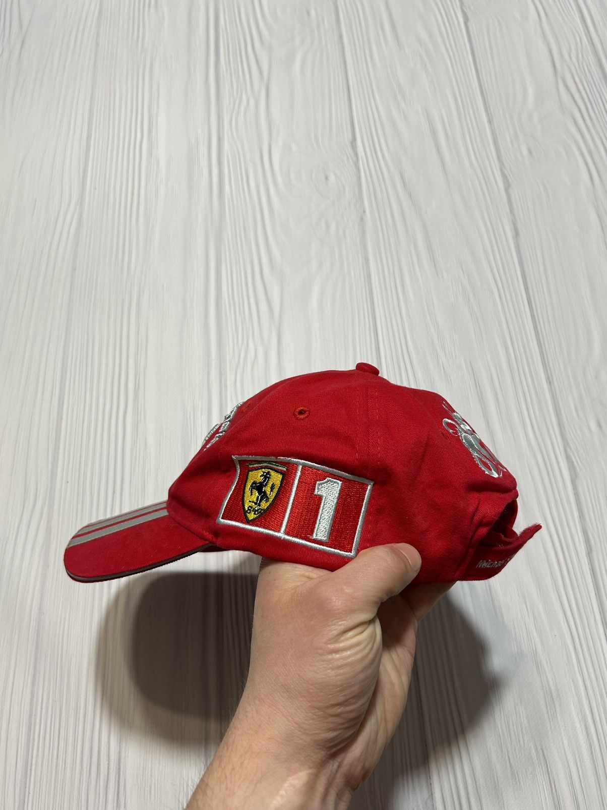 Ferrari Michael Schumacher 2004 F1 Champion Ferrari Vintage Hat Cap Size ONE SIZE - 5 Thumbnail