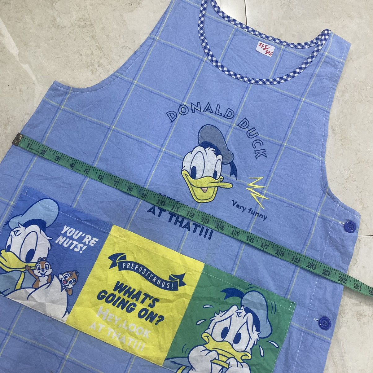 Disney × Vintage 💥VINTAGE DONALD DUCK Disney rare APRON Size ONE SIZE - 2 Thumbnail