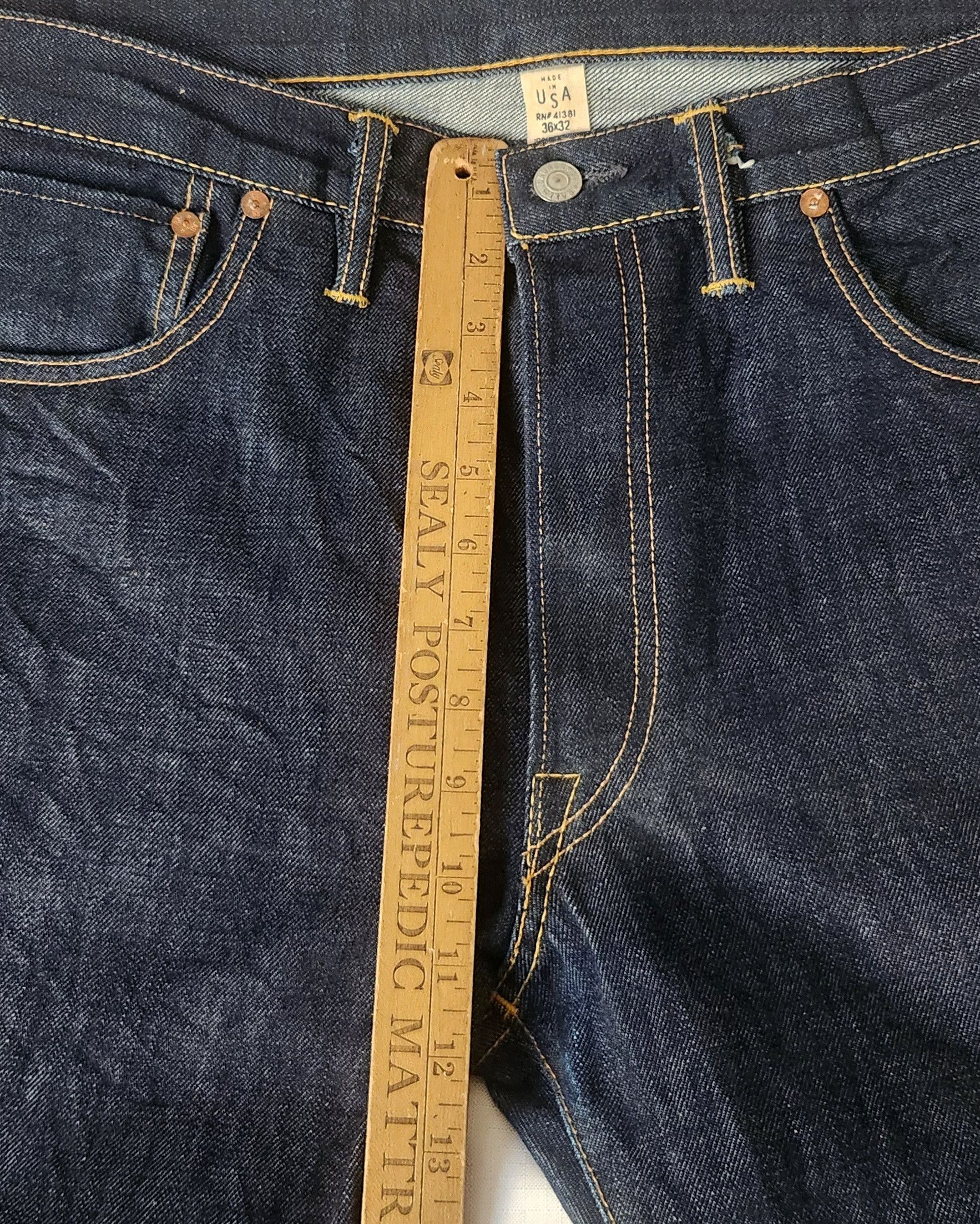 RRL Ralph Lauren Ralph Lauren RRL Jeans Japanese Woven Selvedge Denim 36 X 32 Size US 36 / EU 52 - 19 Thumbnail