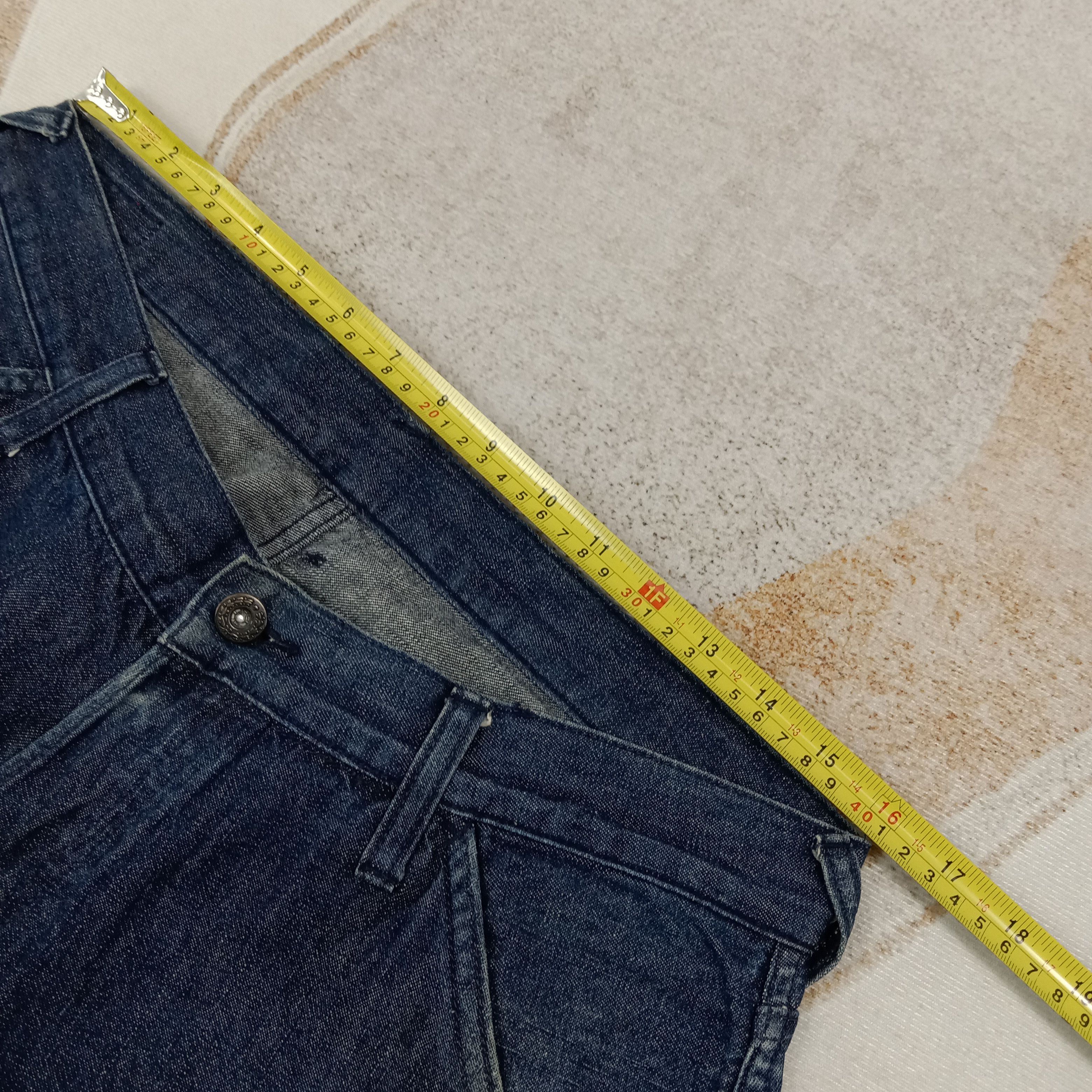 Evisu Evisu Yamane Japanese Daicock Short Denim Jeans C265N16 Size US 33 - 6 Thumbnail