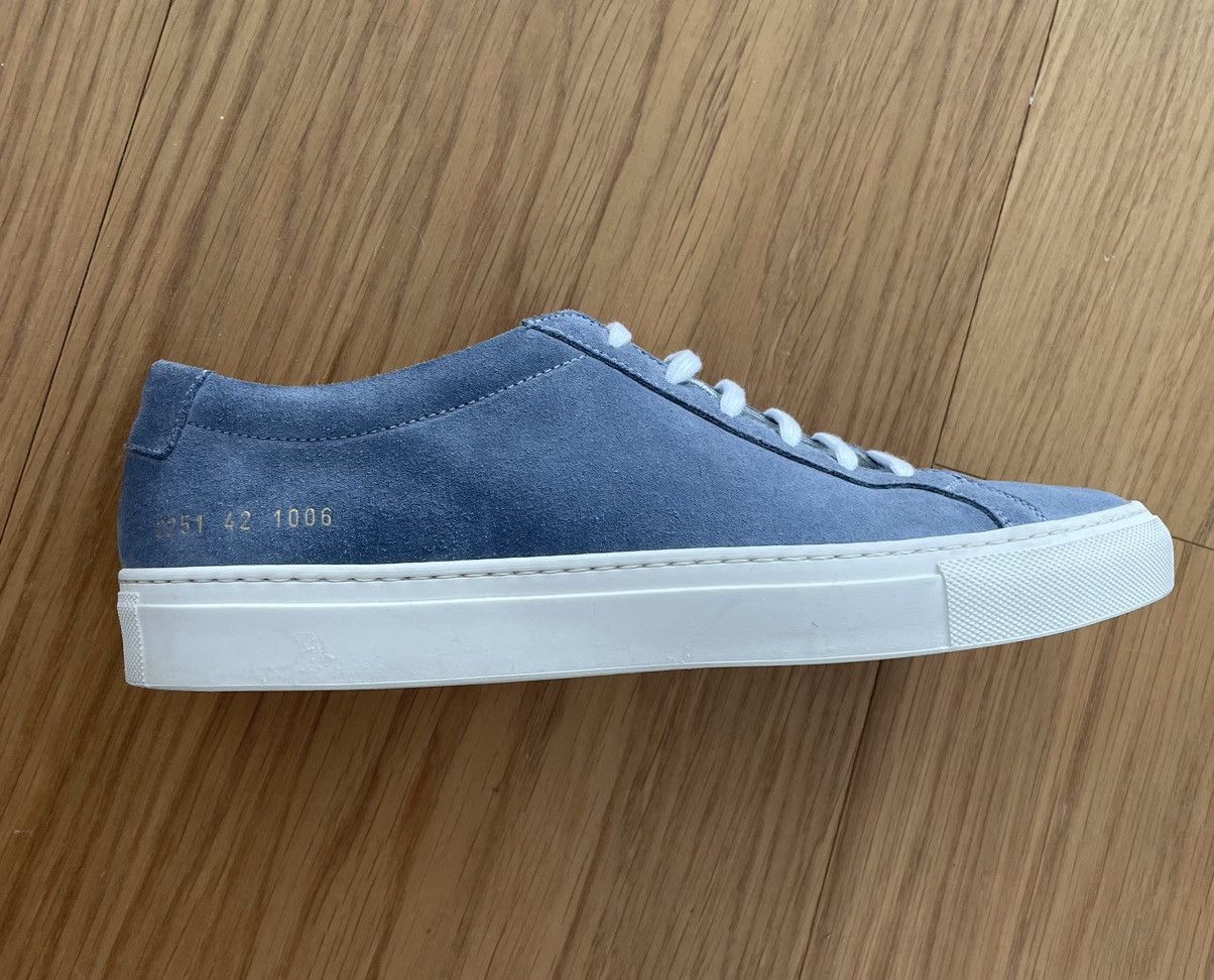 Common Projects Common Projects Achilles suede blue - 42 Size US 9 / EU 42 - 5 Thumbnail