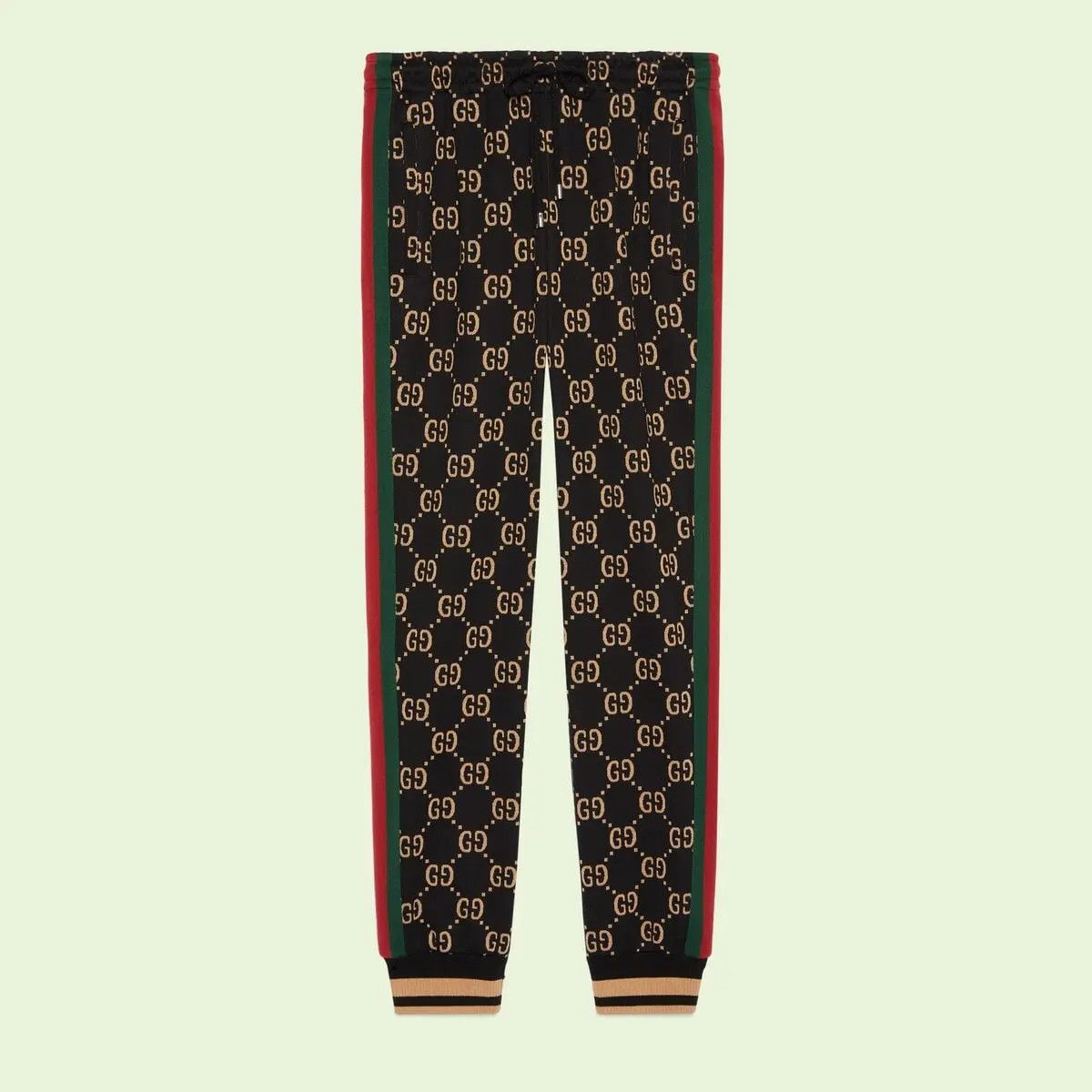 Gucci o1s1wg111025 GG Jersey Cotton Jogging Pant in Multicolor Size US 40 / EU 56 - 1 Thumbnail