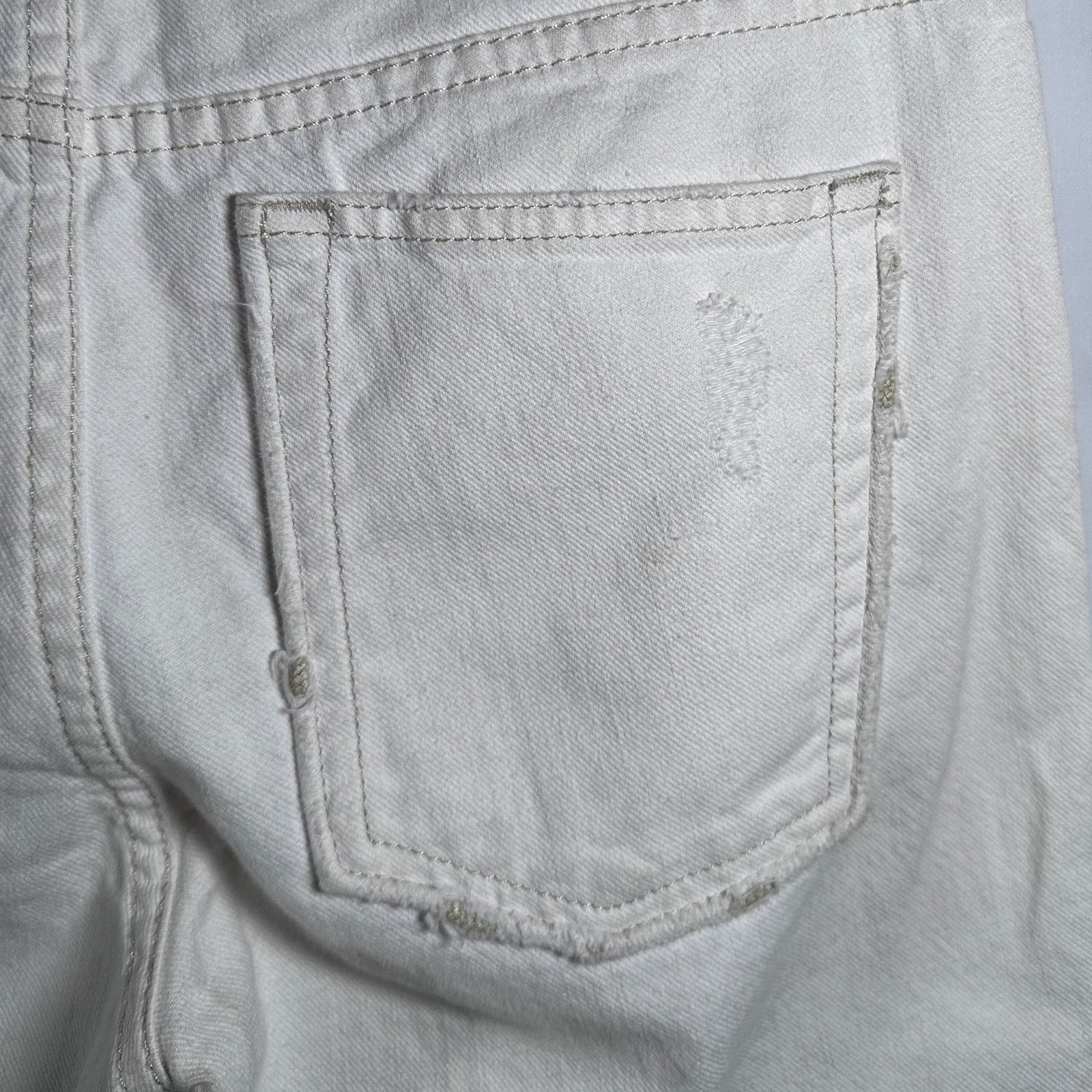Isabel Marant White Stitch Denim Size US 29 - 8 Thumbnail
