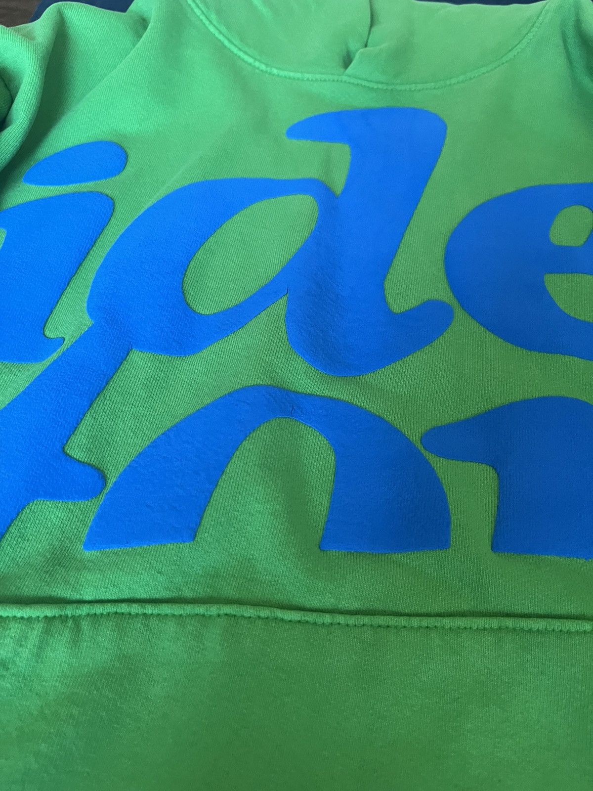 Video Store Apparel Video Store Hoodie - Green w Blue Puff Print Size US M / EU 48-50 / 2 - 9 Thumbnail