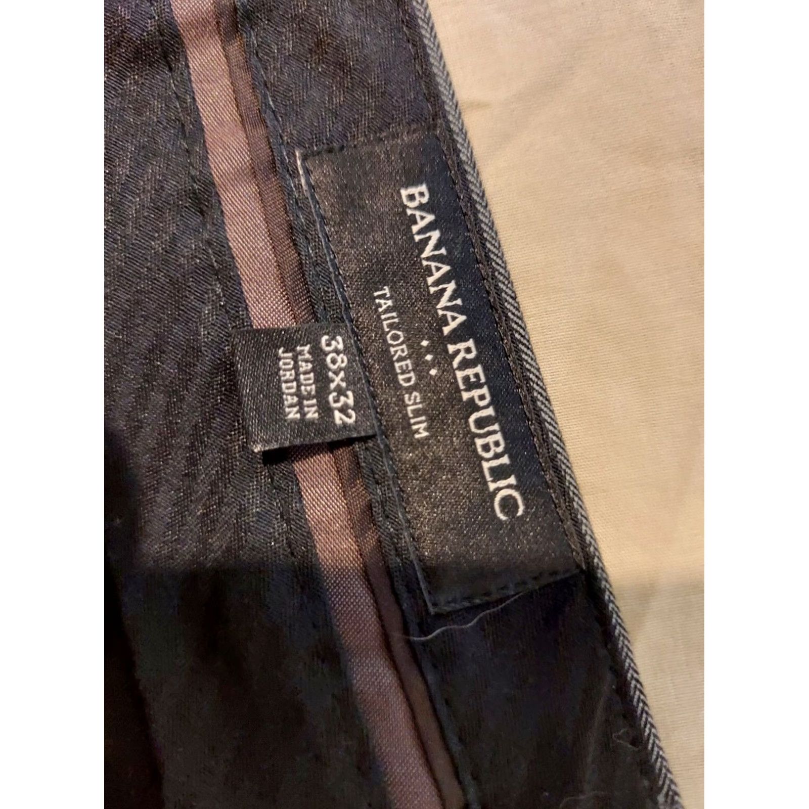 Banana Republic Banana Republic Dress Pants Mens 38x32 Gray Slack Chino Trouser Regular Formal Pants Mens Gray 90s (if applicable) Size US 38 / EU 54 - 4 Thumbnail