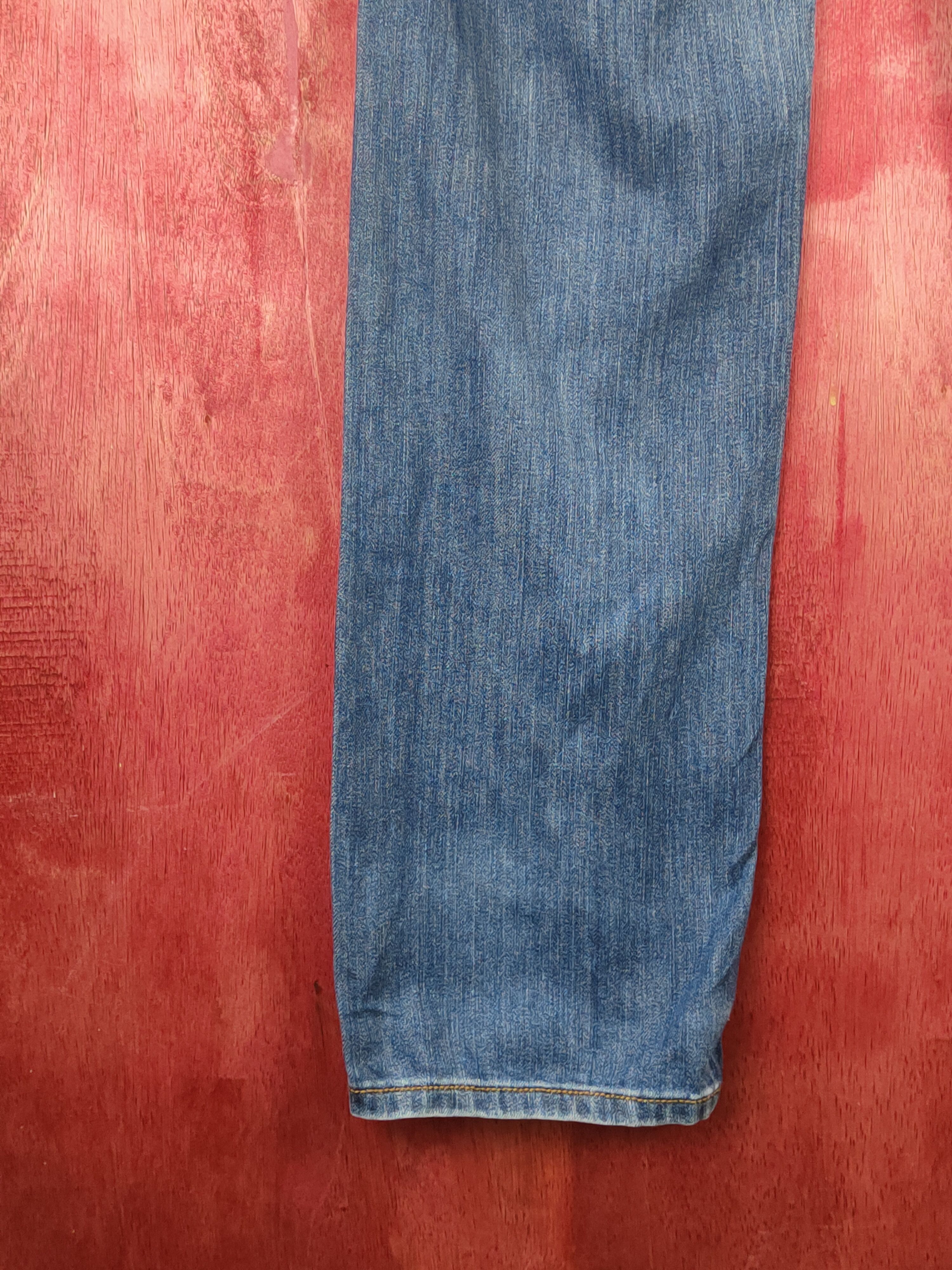 Calvin Klein Calvin Klein Blue Faded Distressed Ripped Jeans #S1772 Size 26" / US 2 / IT 38 - 10 Thumbnail