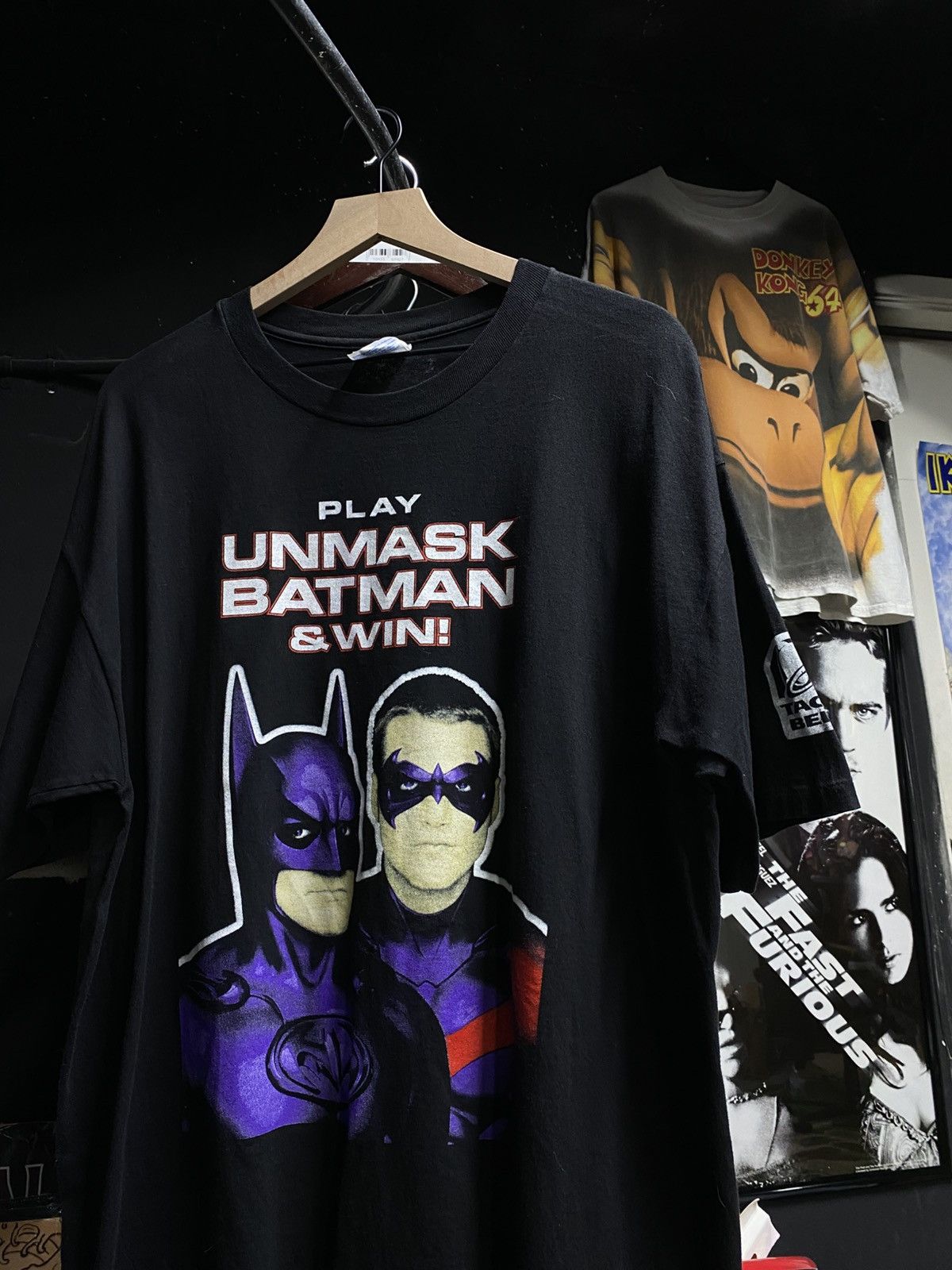 DC Comics × Vintage 90’s Vintage Batman & Robin Movie Promo Tee Shirt XLarge Size US XL / EU 56 / 4 - 3 Thumbnail