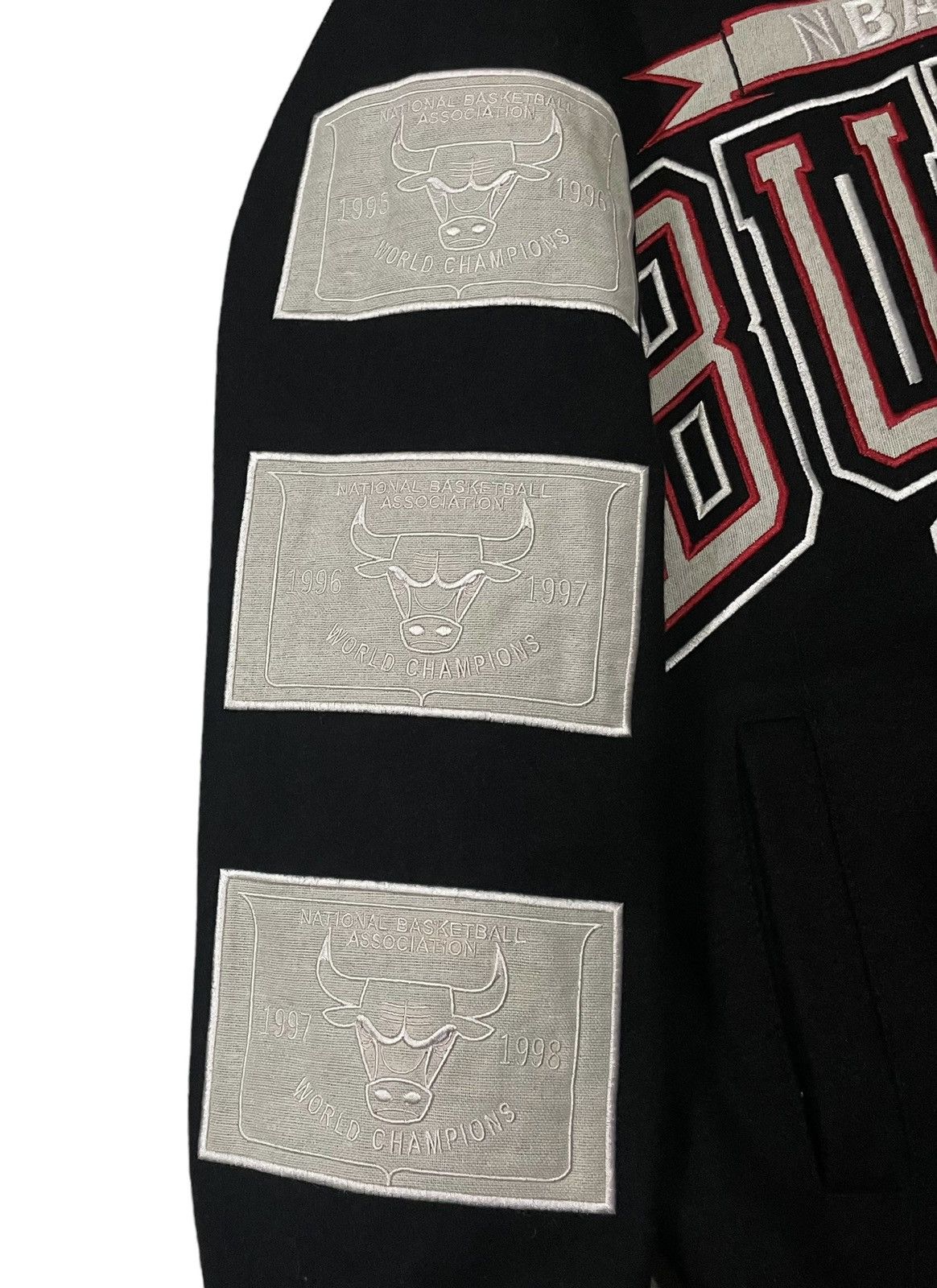 NBA Vintage Chicago Bulls X Jeff Hamilton NBA Wool Varsity Size US S / EU 44-46 / 1 - 14 Thumbnail