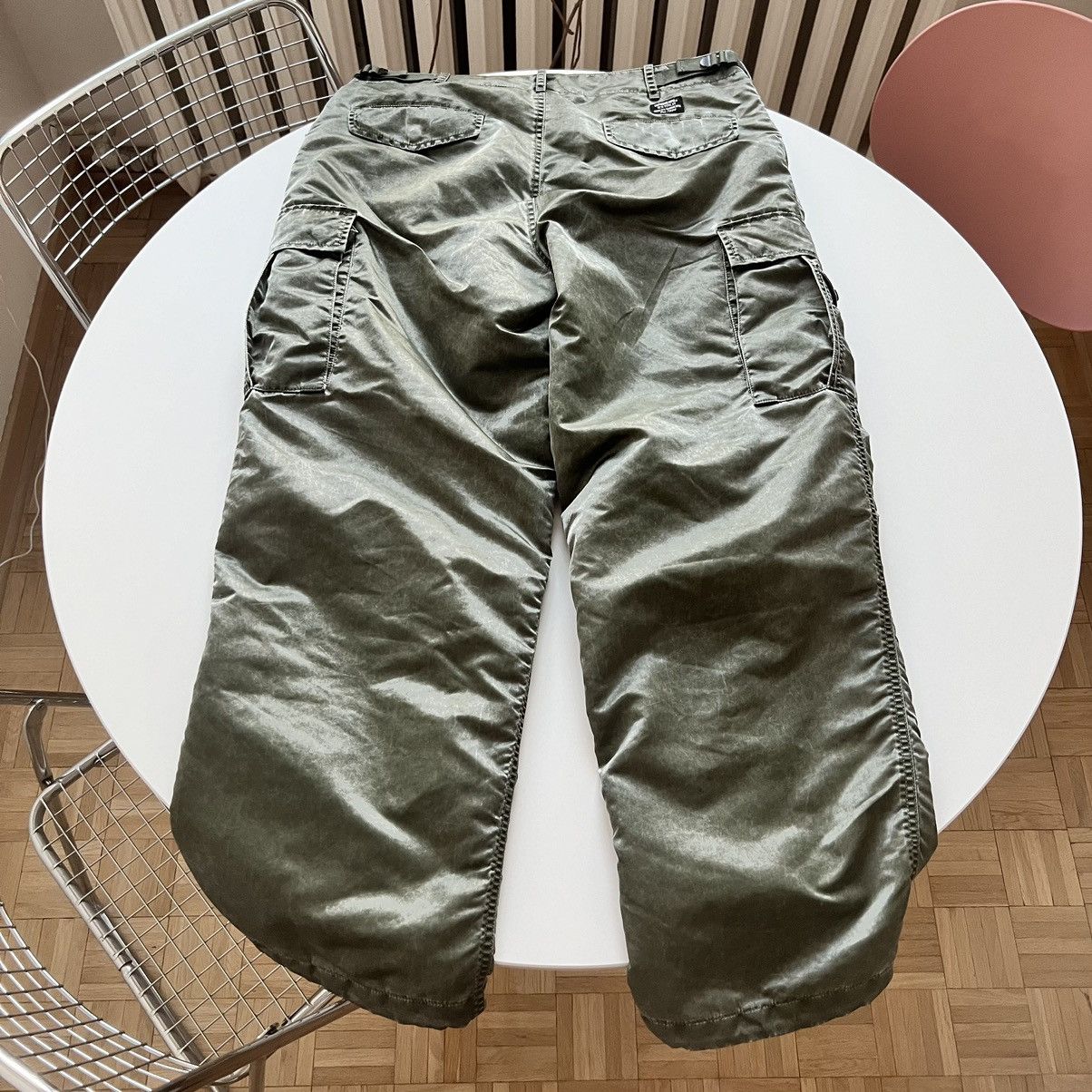 Supreme Supreme Washed Flight Satin Cargo Pant green L Size US 34 / EU 50 - 8 Thumbnail