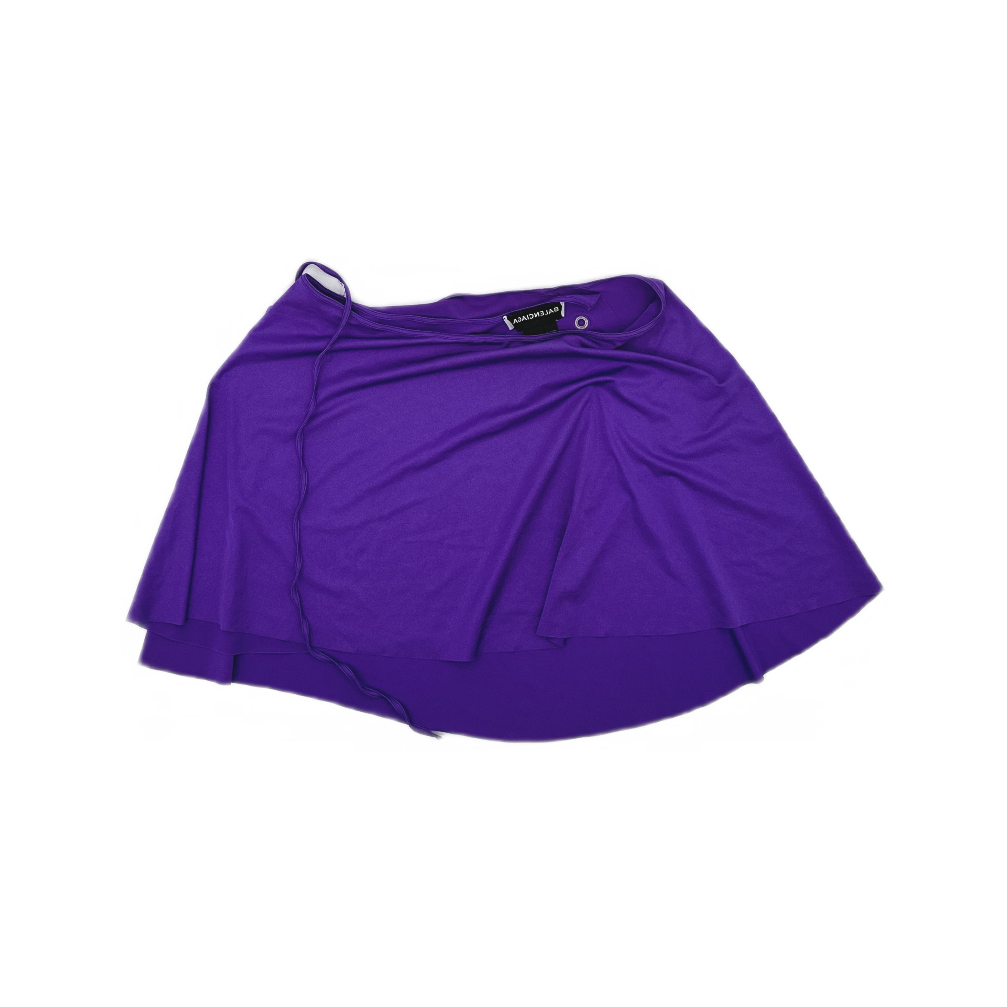 Balenciaga Balenciaga Purple Wrap Skirt Size 36 Size 26" / US 2 / IT 38 - 1 Thumbnail