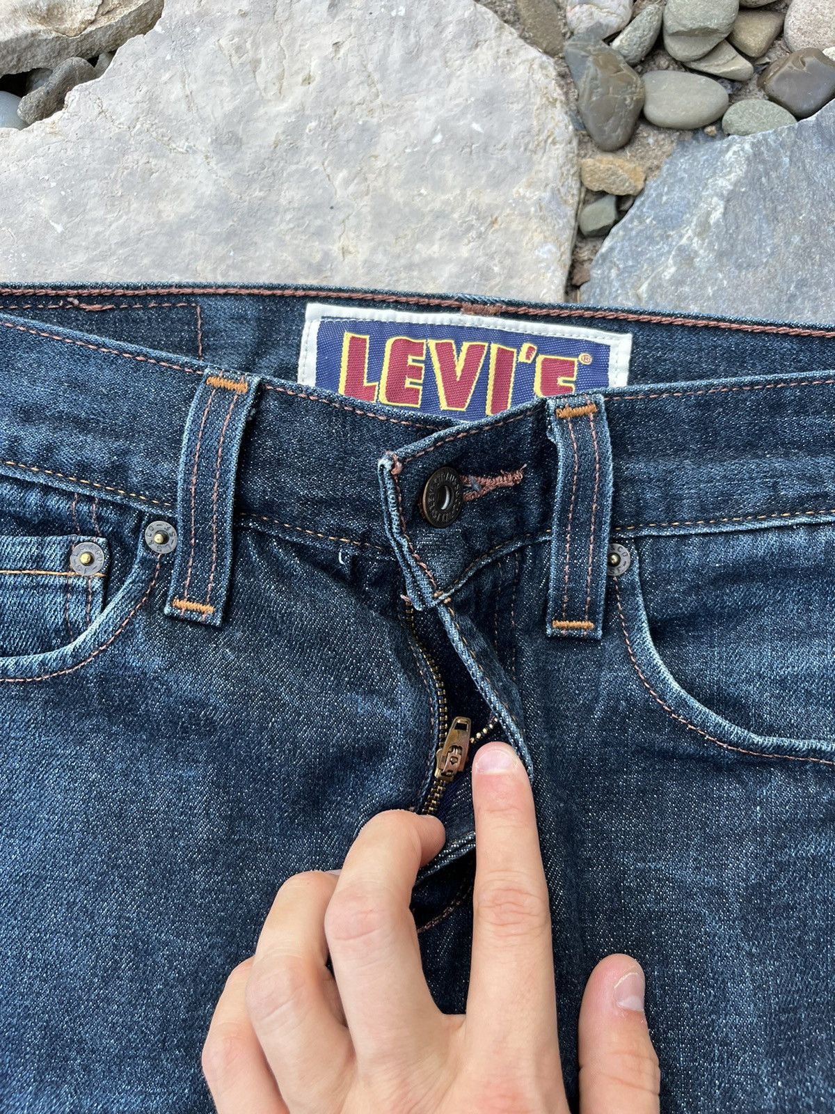 Levi's × Levi's Vintage Clothing × Vintage Vintage Levi’s 511 skinny y2k dark denim jeans pants gothic Size US 29 - 11 Thumbnail