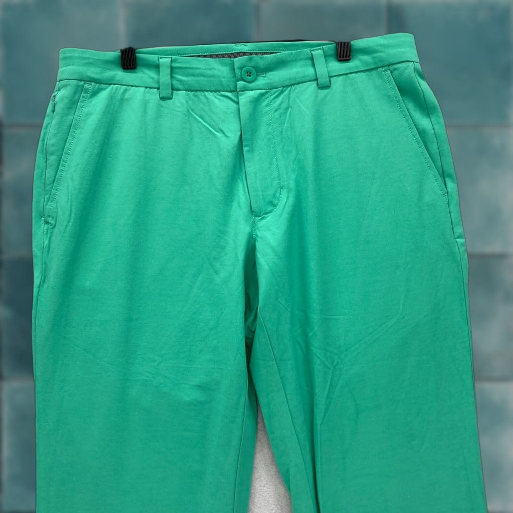 Vineyard Vines Vineyard Vines On The Go Stillwater Golf Pants Mens 32x32 Green Performance Tech Size US 32 / EU 48 - 1 Thumbnail