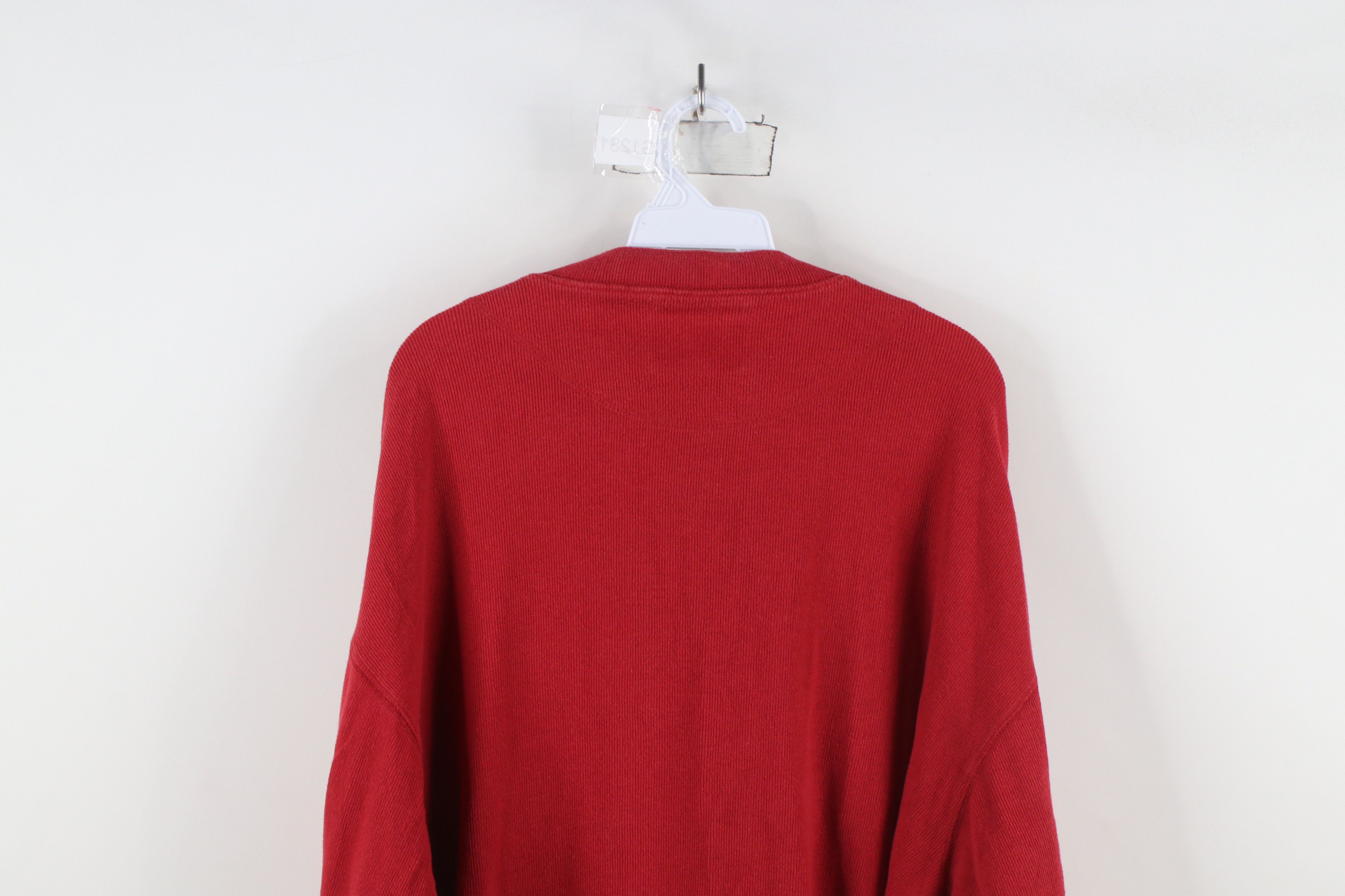 Levi's × Vintage Vintage 90s Levis Ribbed Knit Long Sleeve Henley T-Shirt Size US XL / EU 56 / 4 - 9 Thumbnail