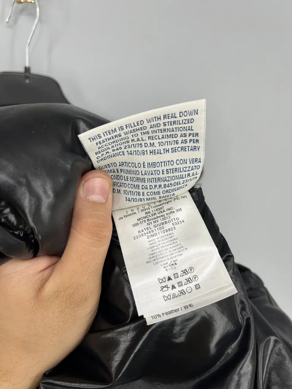 Other Women's RARE MONCLER Ratel Quilted Down Puffer Jacket Coat Size S / US 4 / IT 40 - 14 Thumbnail