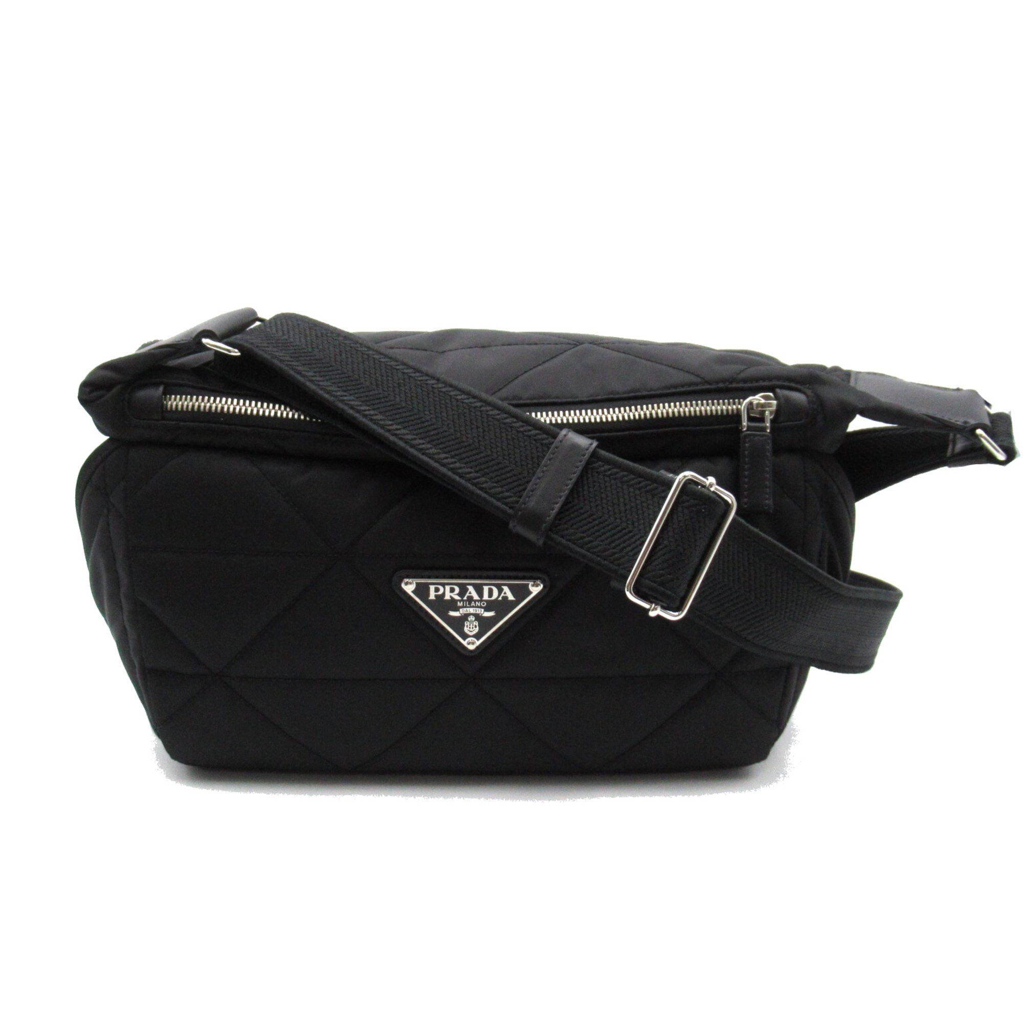 image of Prada Nylon Stitch Shoulder Black Nylon 2Vh994Vnio2Dgwf0002, Women's