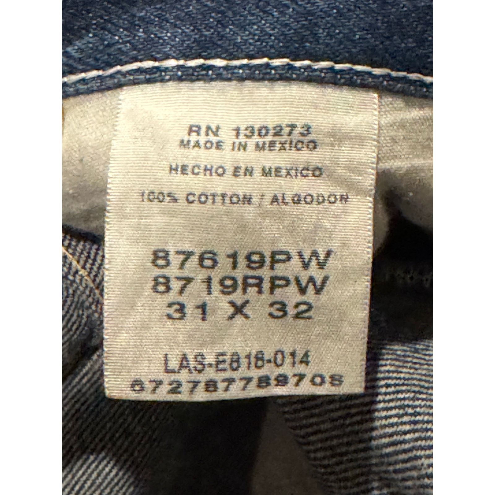 Vintage Y2K Rustler dark blue bootcut high waisted jeans 33X32 Size US 33 - 12 Thumbnail