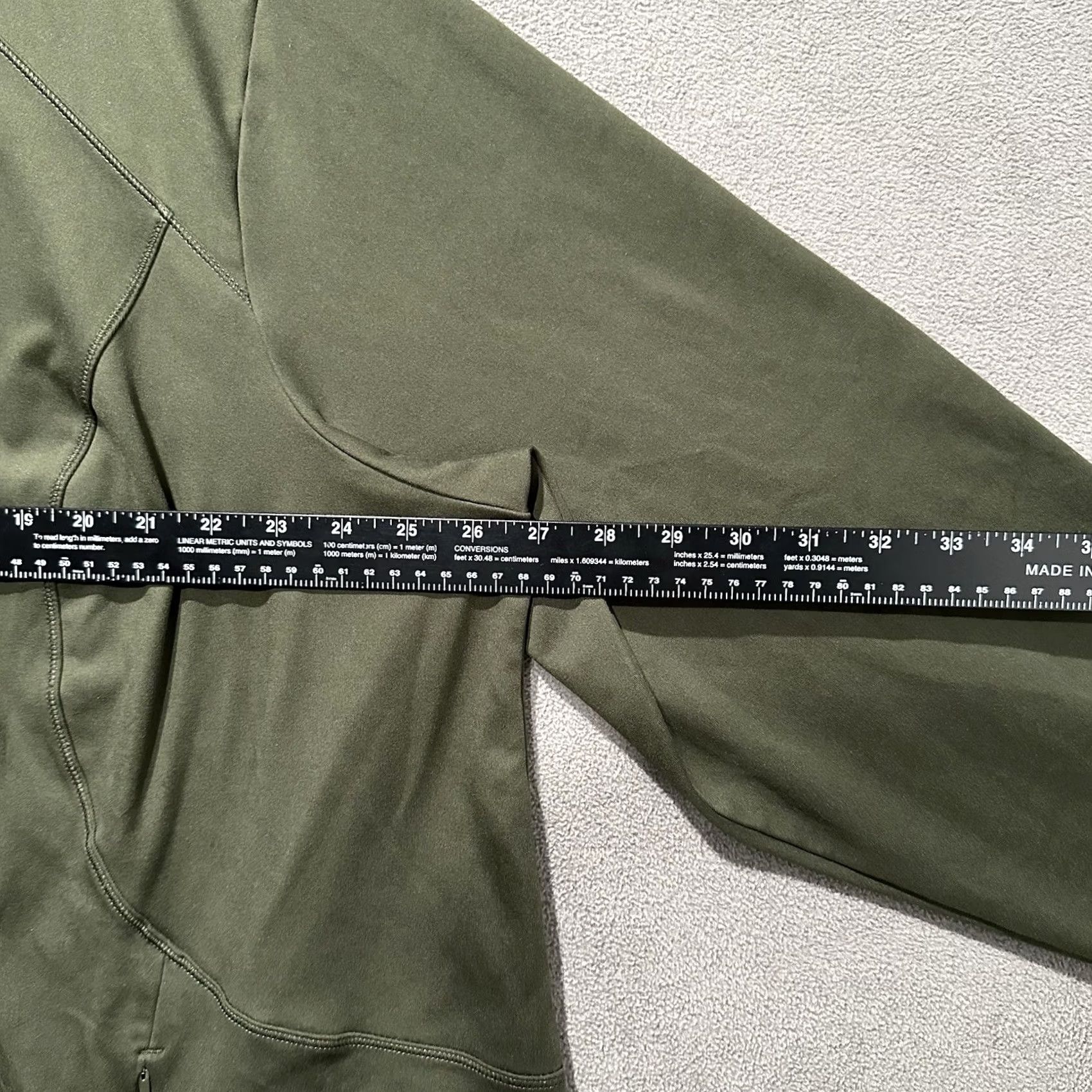 Vintage All In Motion Full Zip Jacket Womens 4X Green Thumbholes Activewear Shirt Size XXL / US 16-18 / IT 52-54 - 4 Thumbnail