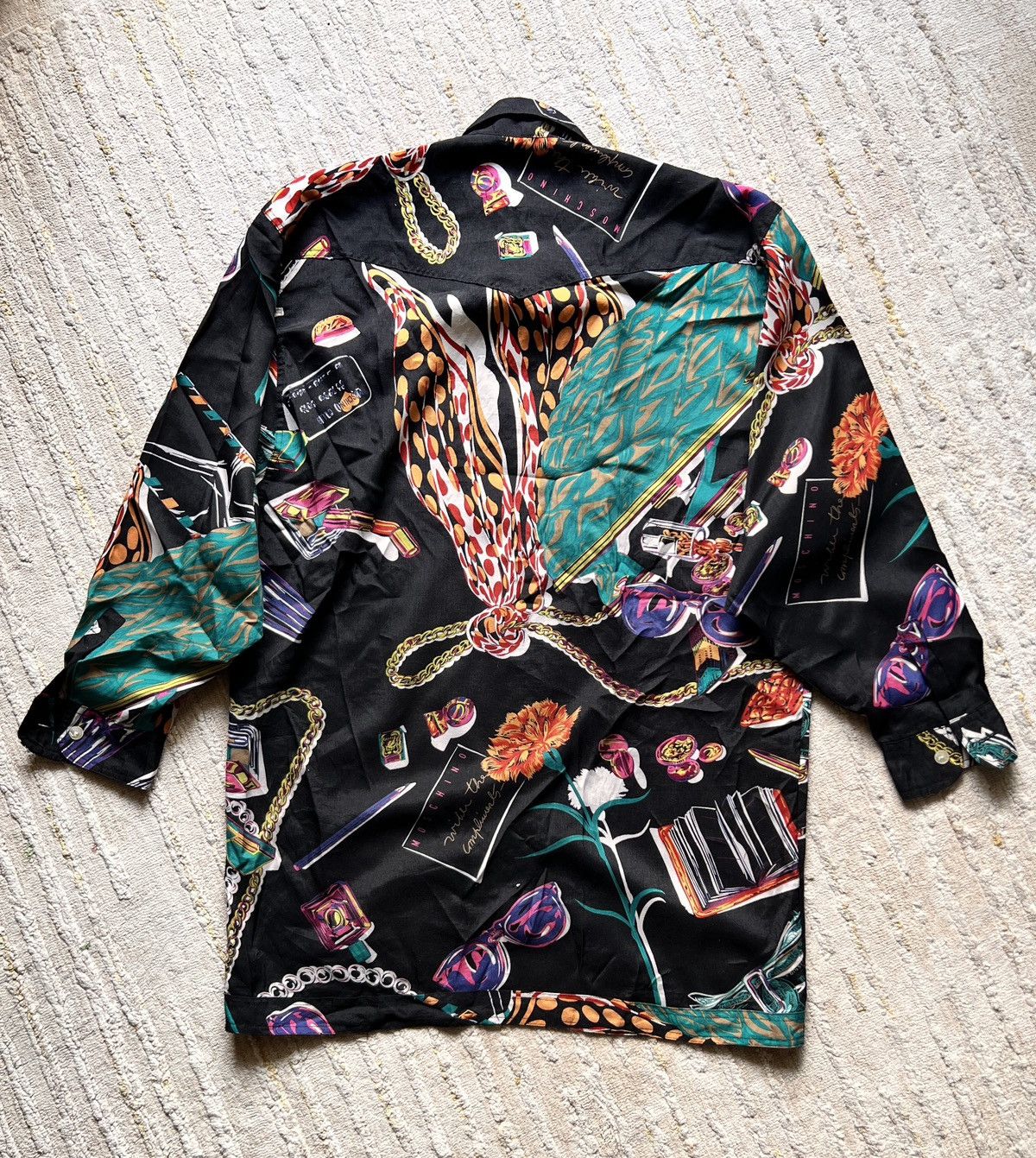 Love Moschino × Moschino Moschino Barouqe Long Button Ups Shirt Size M / US 6-8 / IT 42-44 - 2 Thumbnail