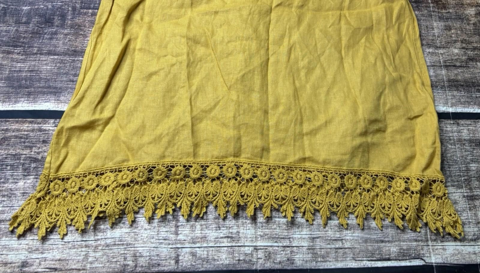 Other Terzo Millennio Top Womens Large Linen Made in Italy Crochet Size L / US 10 / IT 46 - 5 Thumbnail