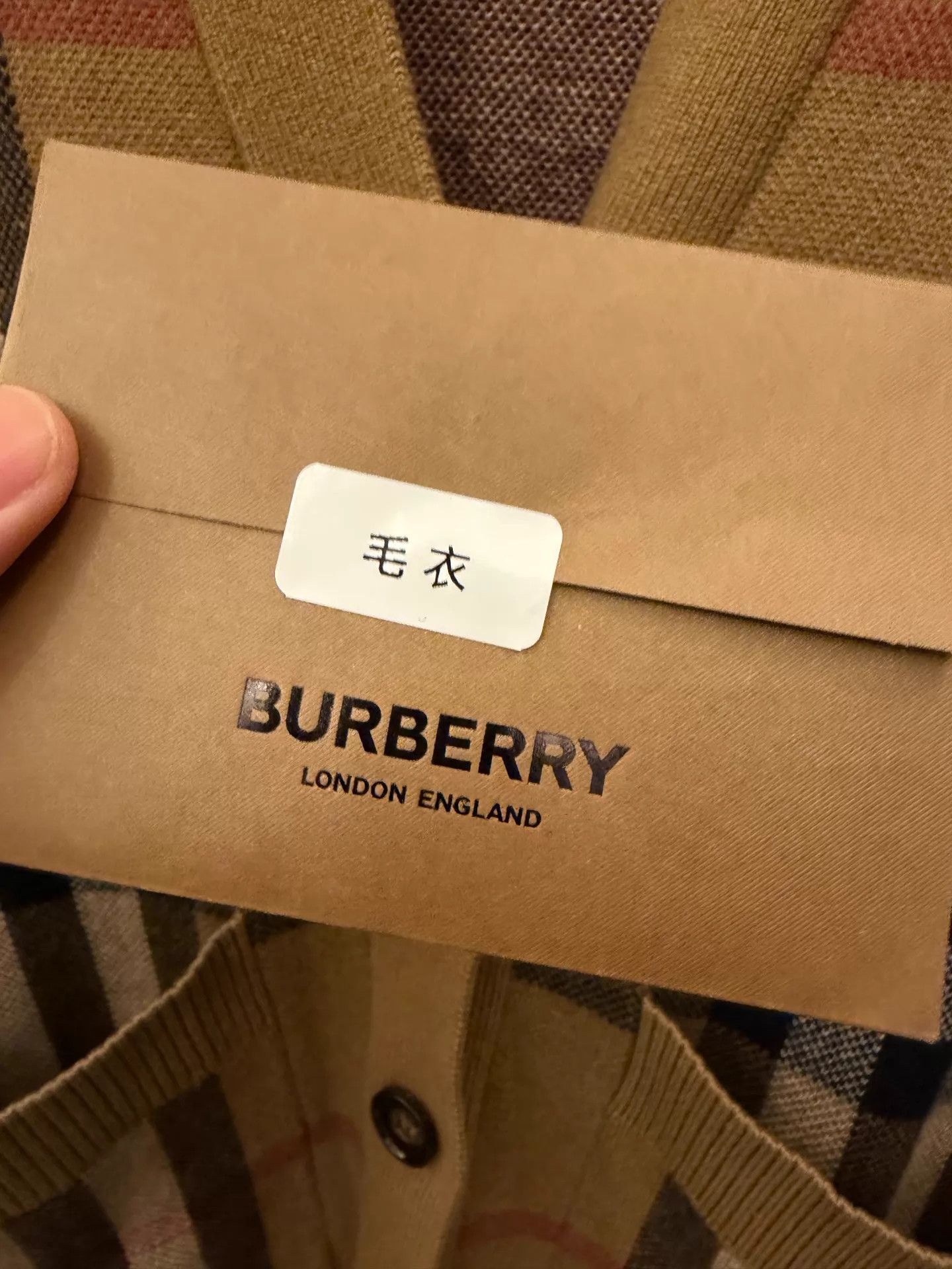 Burberry Burberry Check Wool-Cashmere Sweater Women's XS Size XS / US 0-2 / IT 36-38 - 6 Thumbnail