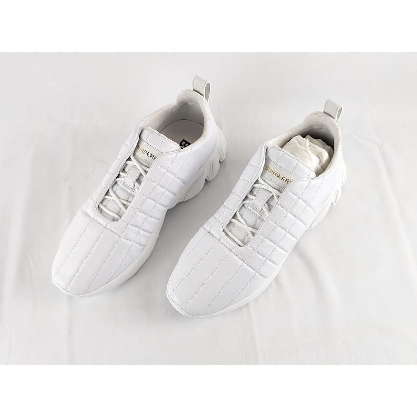 Burberry o1rshd1 Low Top Sneaker on Rubber Sole in Optic White Size US 11 / EU 44 - 7 Thumbnail