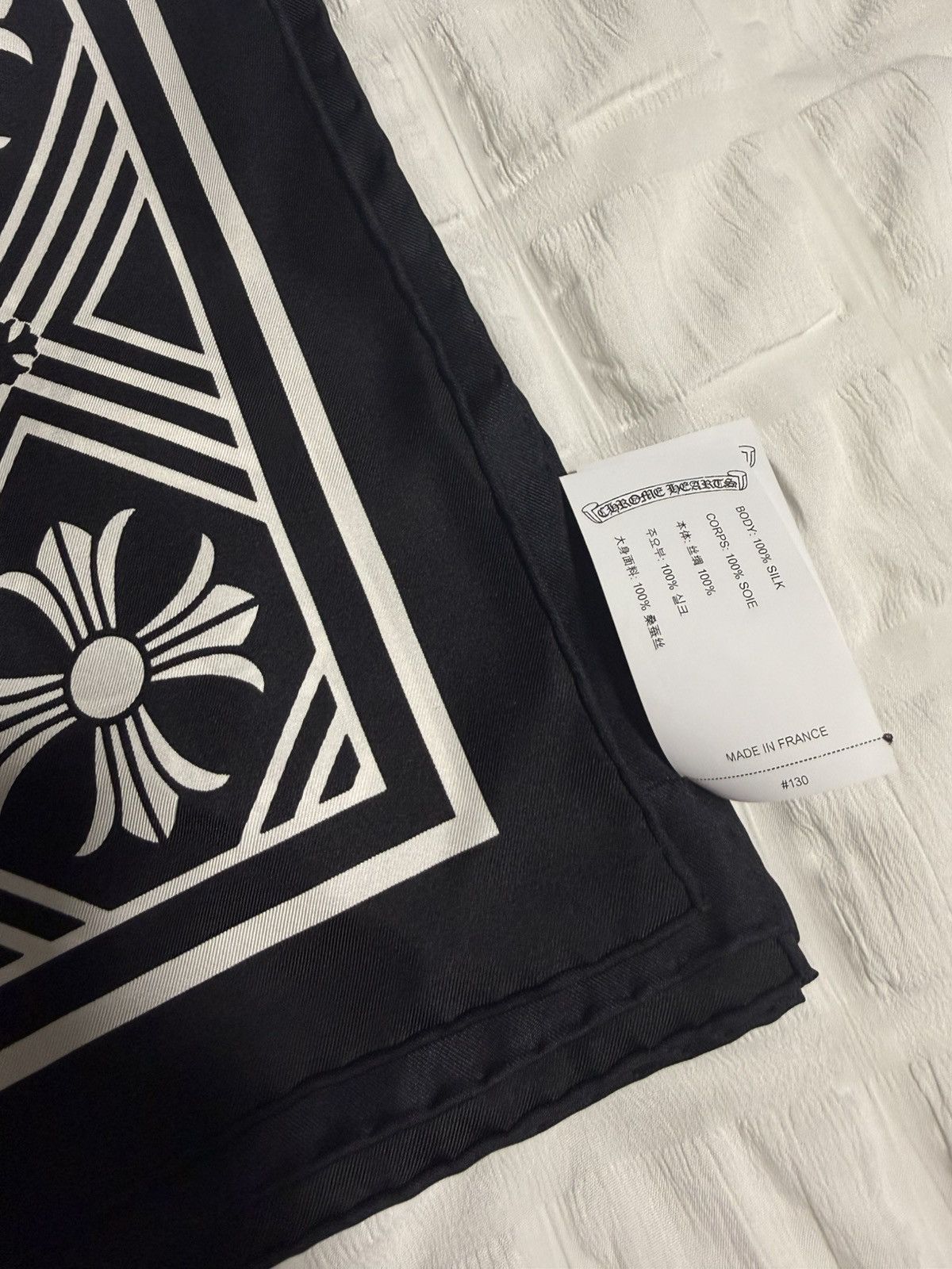 Chrome Hearts Chrome Hearts Silk Scarf Math Plus Size ONE SIZE - 6 Thumbnail