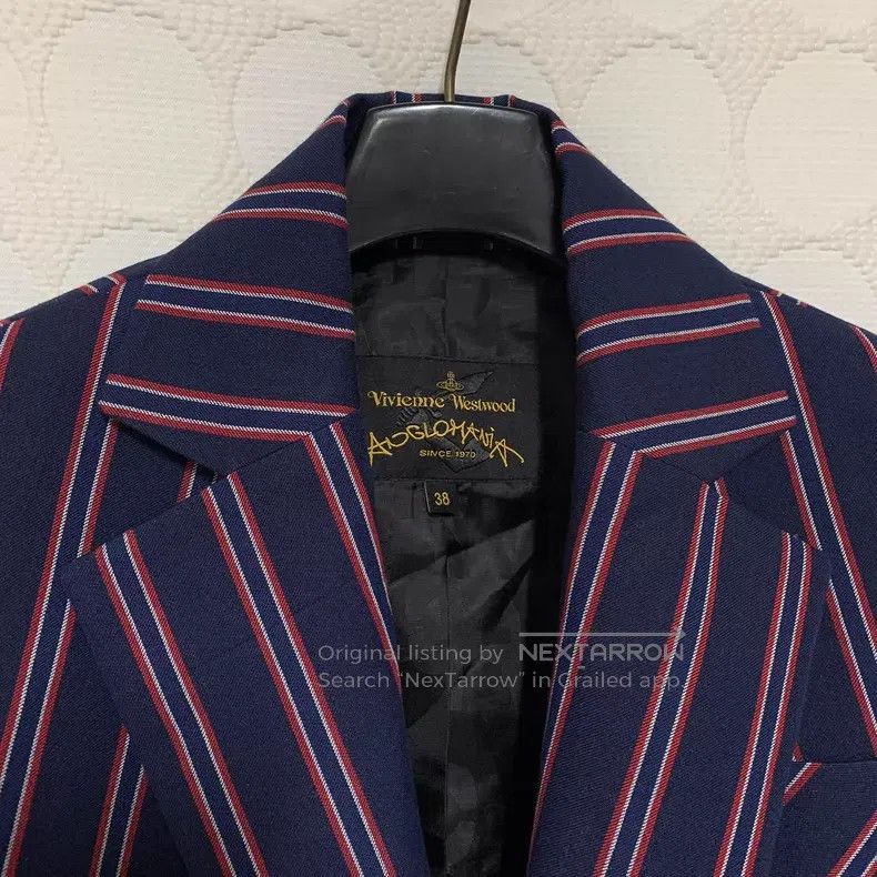 Vivienne Westwood Vivienne Westwood Band Singer Striped Punk Jacket Size XS / US 0-2 / IT 36-38 - 6 Thumbnail