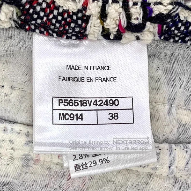 Chanel Chanel Data Centre Series Colour-blocked Velcro Cotton Lap Size XS / US 0-2 / IT 36-38 - 7 Thumbnail