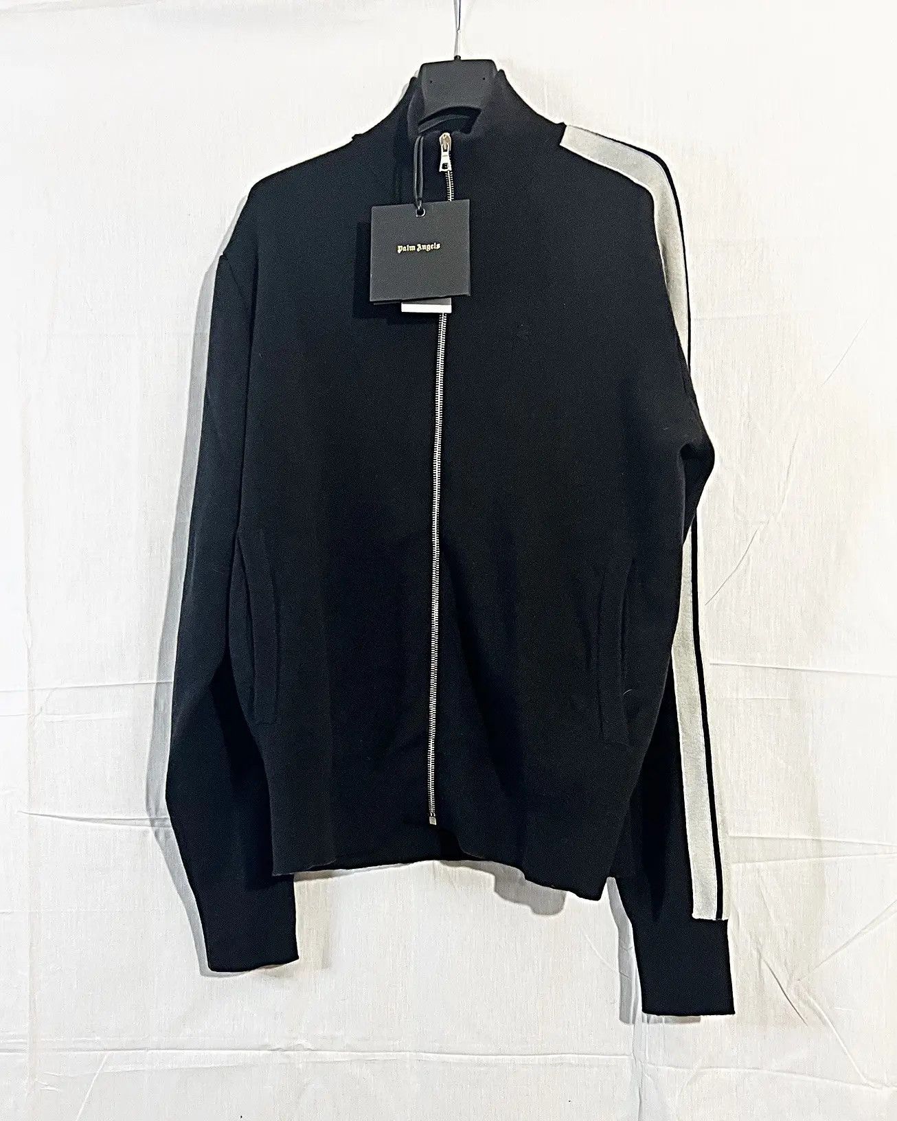Palm Angels Pure Cashmere Sweatshirt Zipped Side Stripes Size US M / EU 48-50 / 2 - 3 Thumbnail