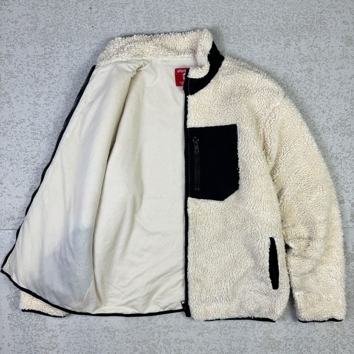 Japanese Brand Japanese Brand Afterbase Matted Fleece Mesh Net Lined Jacket Size US XL / EU 56 / 4 - 2 Thumbnail