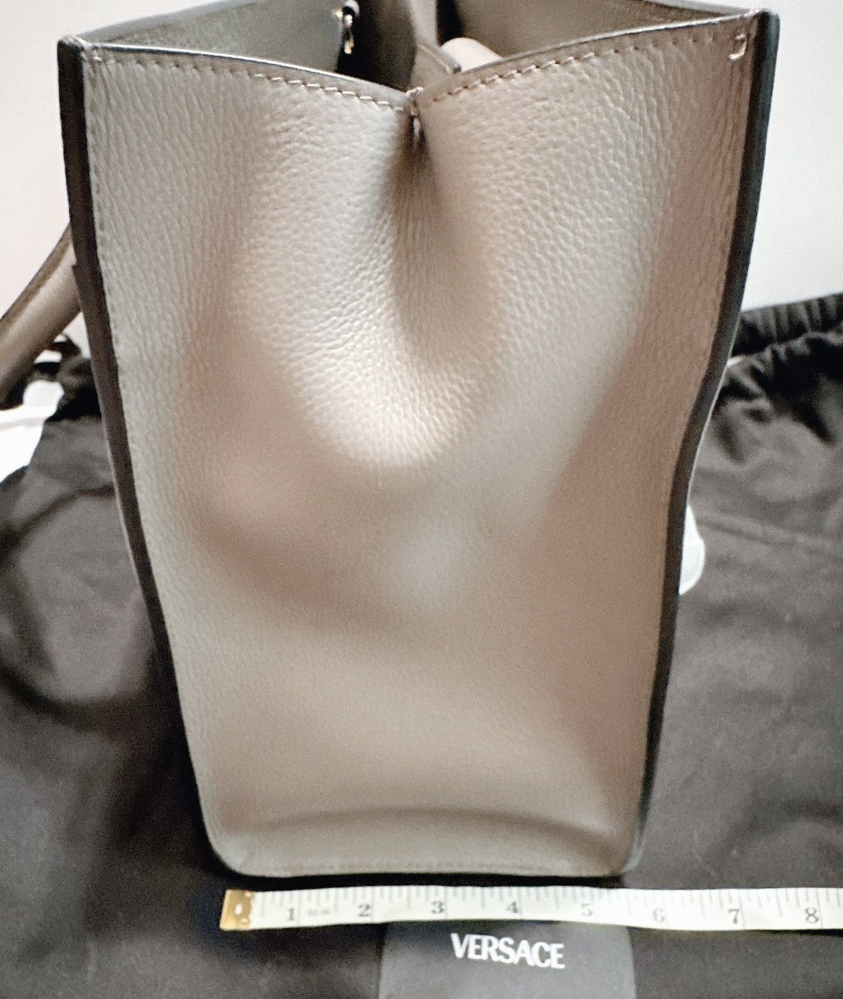 Versace Versace Virtus Top Handle Bag Taupe Grey BNWT Size ONE SIZE - 5 Thumbnail
