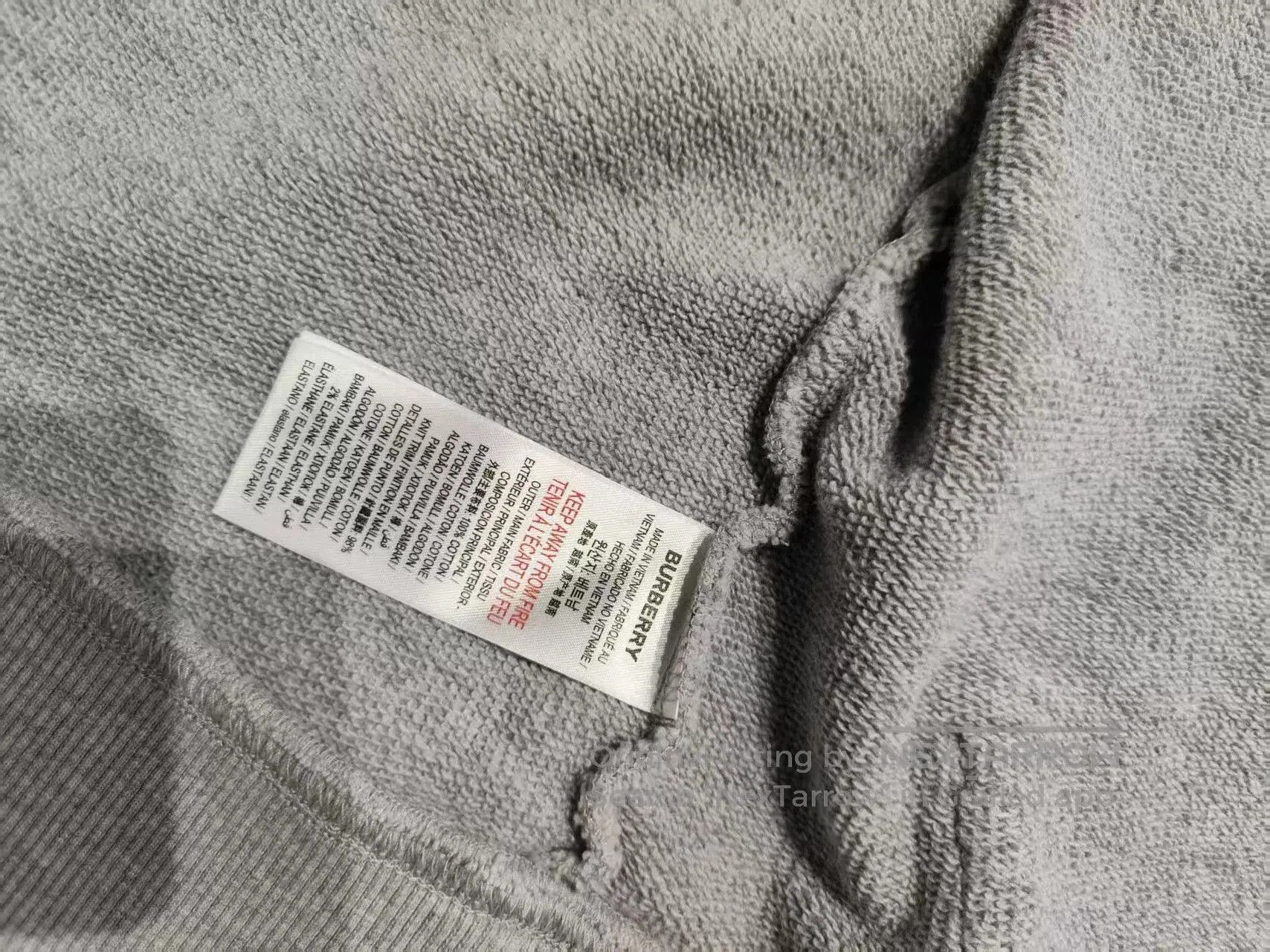 Burberry Burberry Gray TB Logo Zip-Up Hoodie. Size US S / EU 44-46 / 1 - 4 Thumbnail