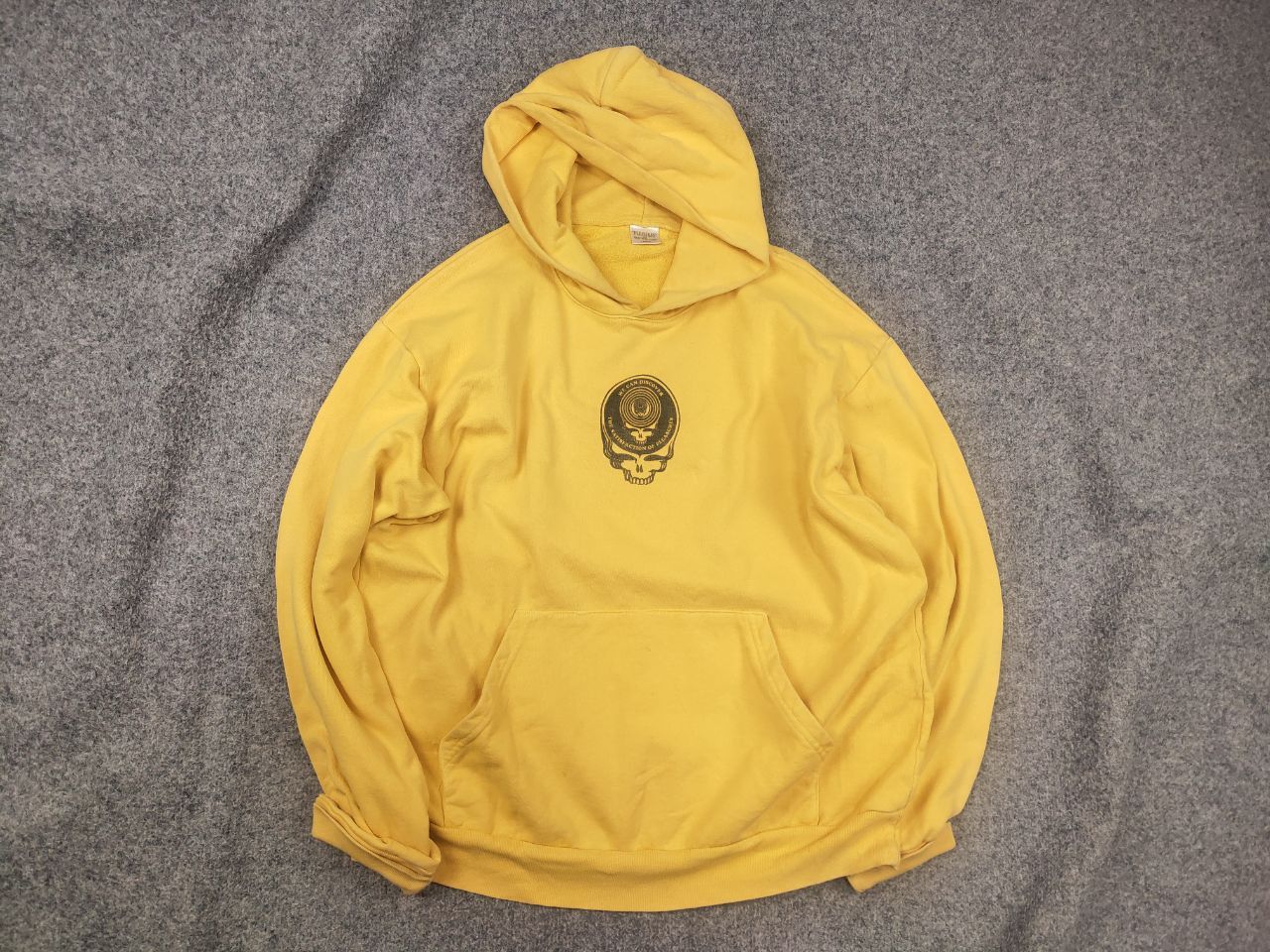 Pleasures Pleasures Face x The Greatful Dead Yellow Hoodie Vintage Size US L / EU 52-54 / 3 - 1 Thumbnail