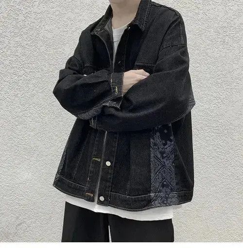 Hypebeast 💥New Limited Release Side Bandana Denim Jacket Size US L / EU 52-54 / 3 - 3 Thumbnail