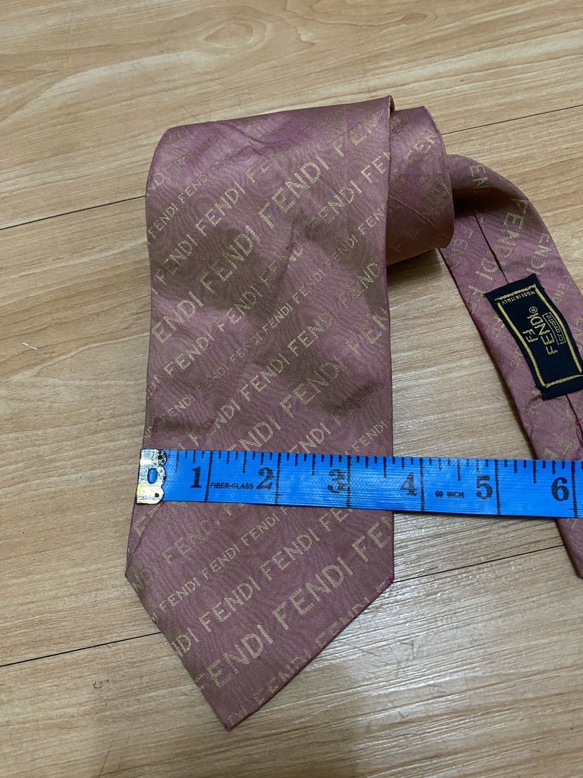 Fendi Vintage fendi full printed tie very rare Size ONE SIZE - 4 Thumbnail