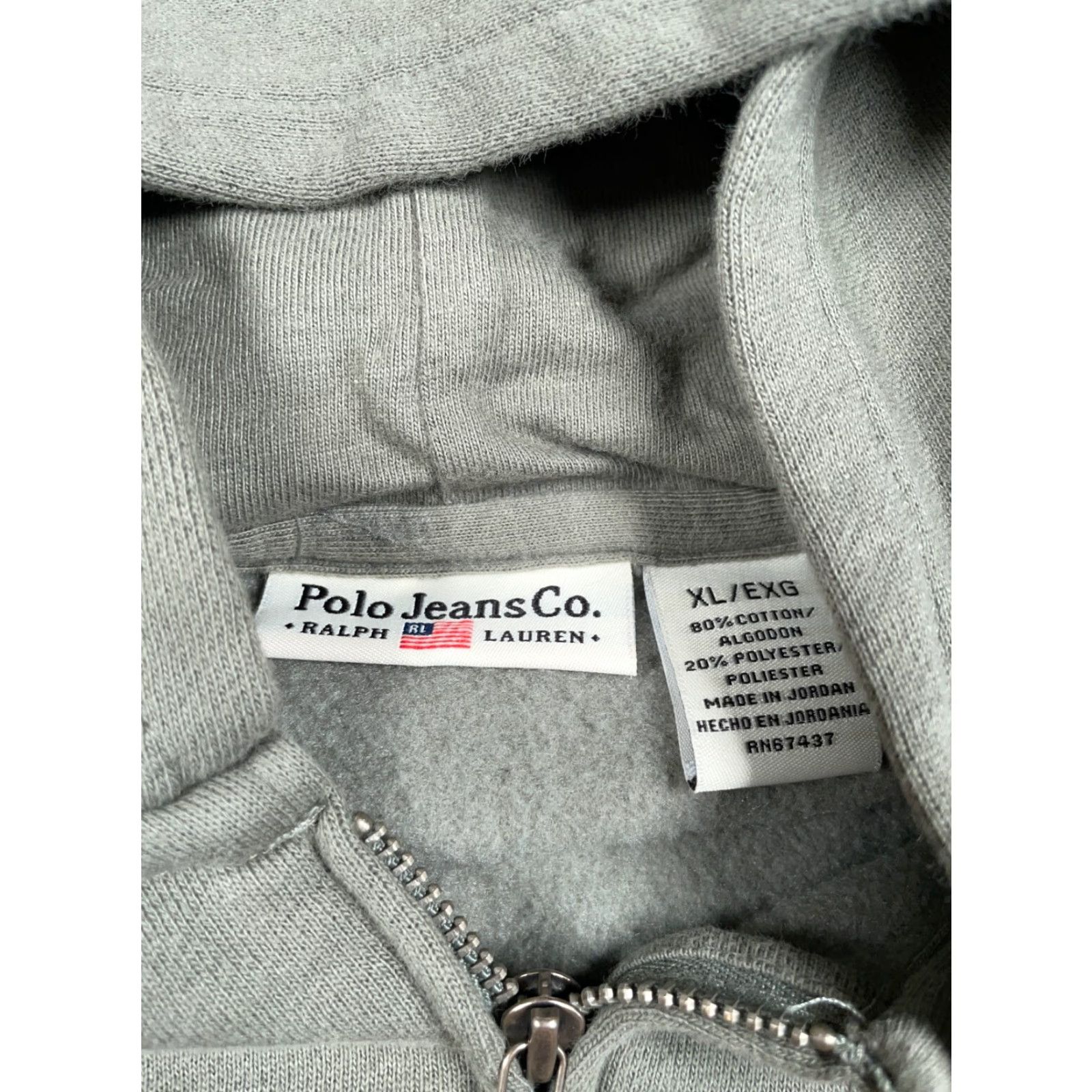 Polo Ralph Lauren Polo Jeans Ralph Lauren Hoodie Women's XL Green Full Zip Geometric 90s Preppy Womens Size XL / US 12-14 / IT 48-50 - 3 Thumbnail