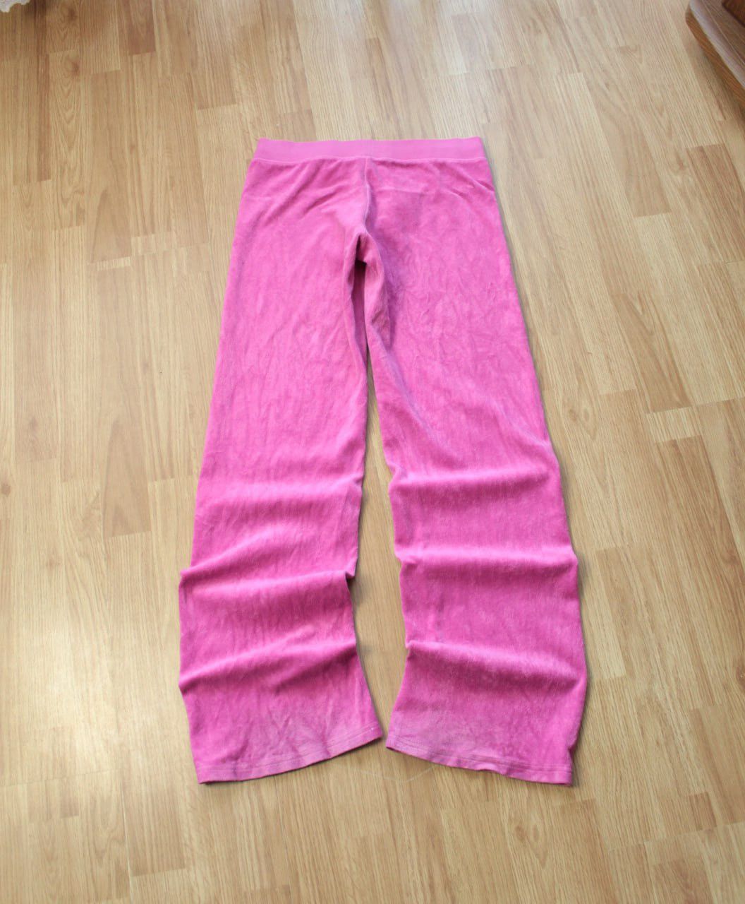 Juicy Couture 🔥 Juicy Couture Vintage Velour Wide Tracksuit Pants Y2K Logo Size 28" / US 6 / IT 42 - 3 Thumbnail