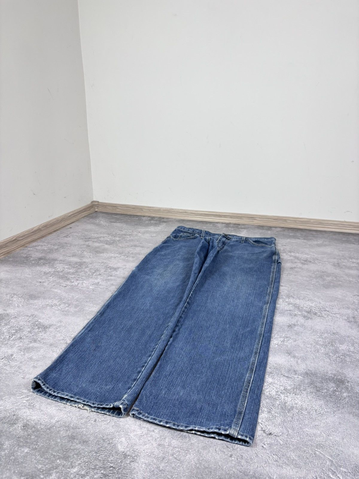 Dickies Dickies Men’s Blue Denim Jeans Straight Relaxed Fit Workwear Size US 36 / EU 52 - 9 Thumbnail