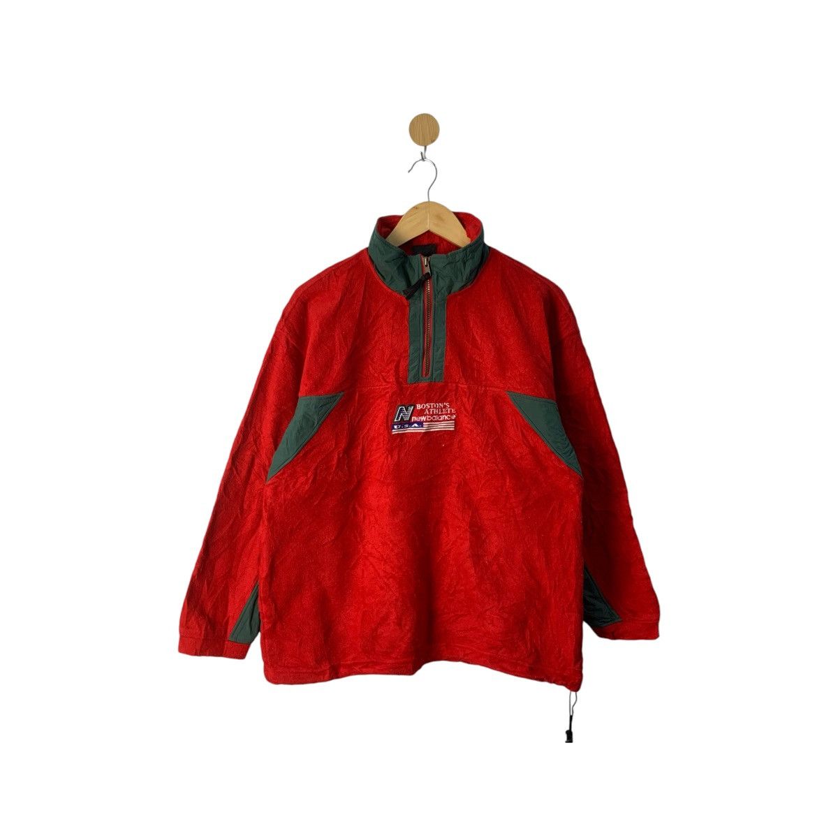 New Balance × Vintage Rare Design New Balance Fleece Size US L / EU 52-54 / 3 - 1 Thumbnail