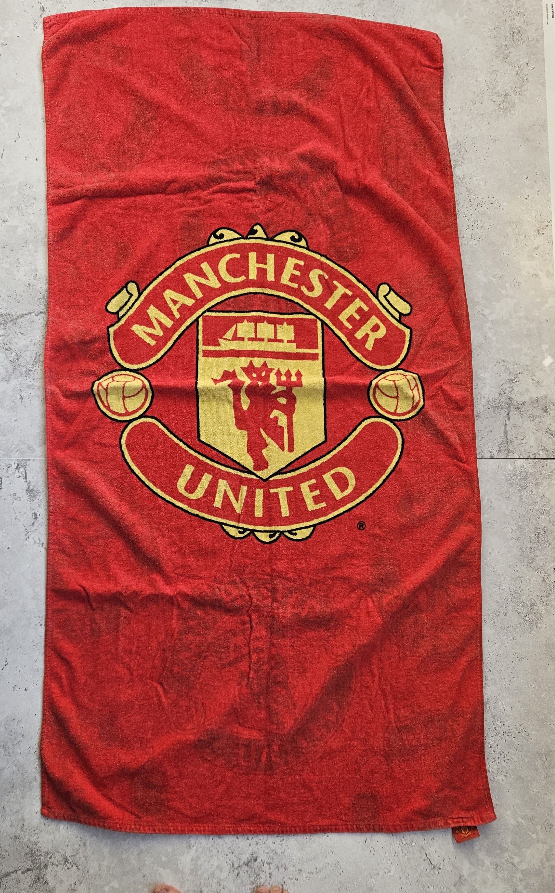 Vintage Vintage Manchester United Towel Size ONE SIZE - 1 Thumbnail