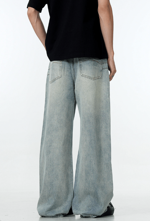 Japanese Brand × Jean American vintage blue distressed washed jeans Size US 32 / EU 48 - 5 Thumbnail