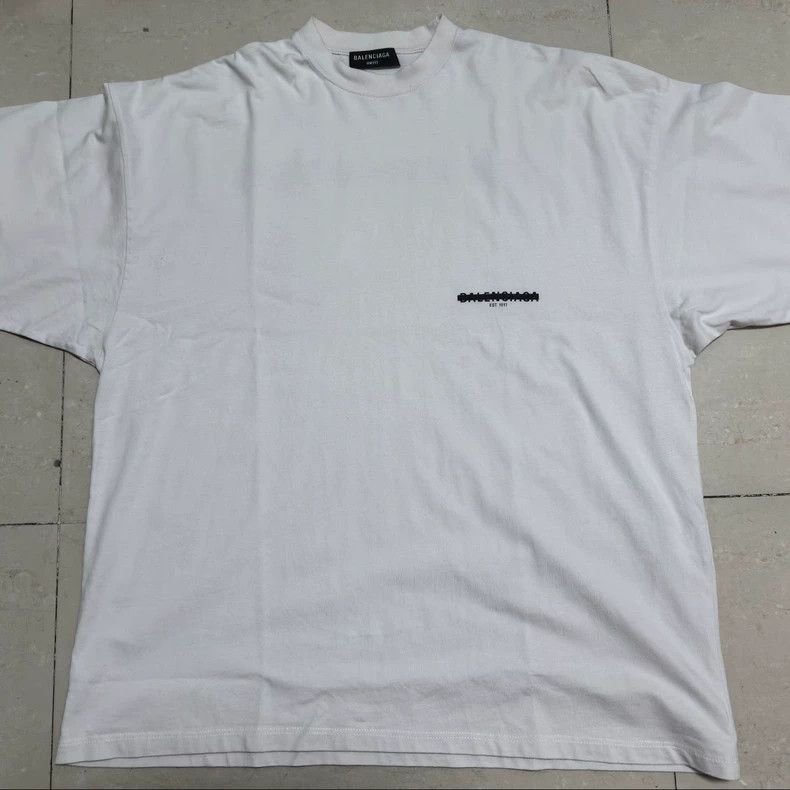 Balenciaga Balenciaga FW22 Logo Print Loose T-shirt - dmc Size US M / EU 48-50 / 2 - 1 Thumbnail
