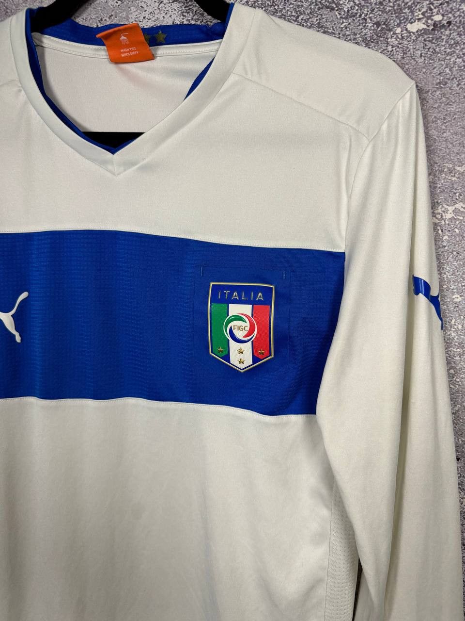 Puma Italy National Team 2012/13 Puma LS Soccer Jersey Size US L / EU 52-54 / 3 - 7 Thumbnail
