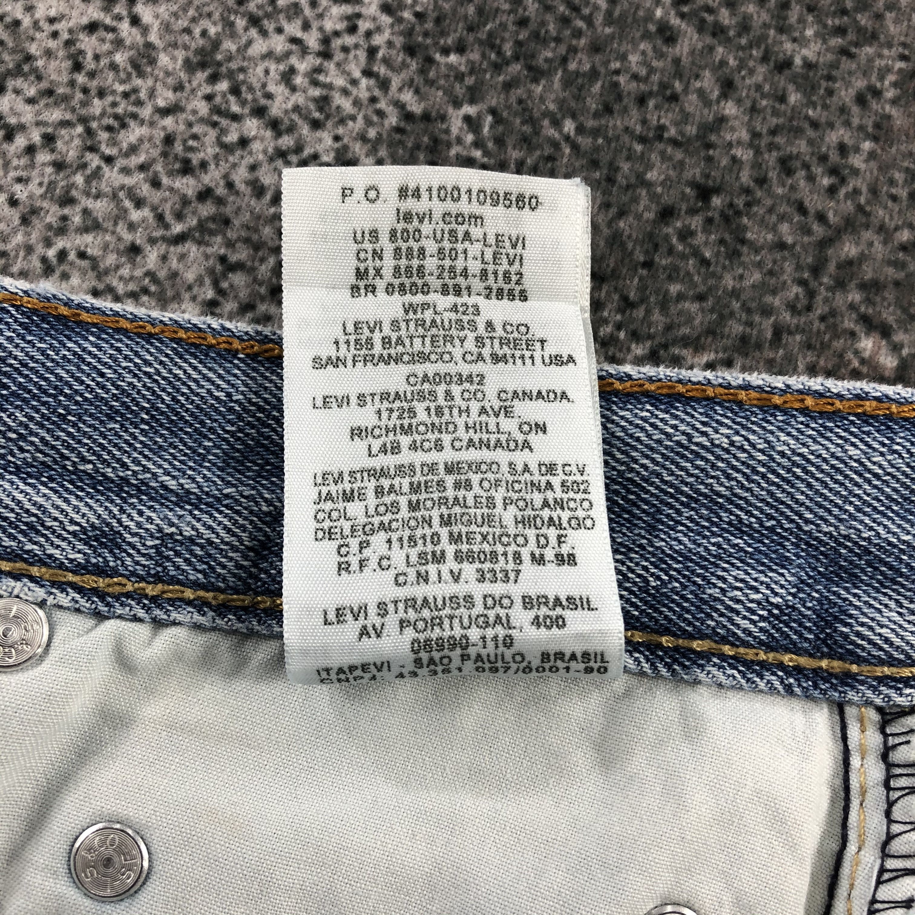 Levi's Vintage Levis 550 Jeans Relaxed Fit Denim KJ986 Size US 30 / EU 46 - 18 Thumbnail