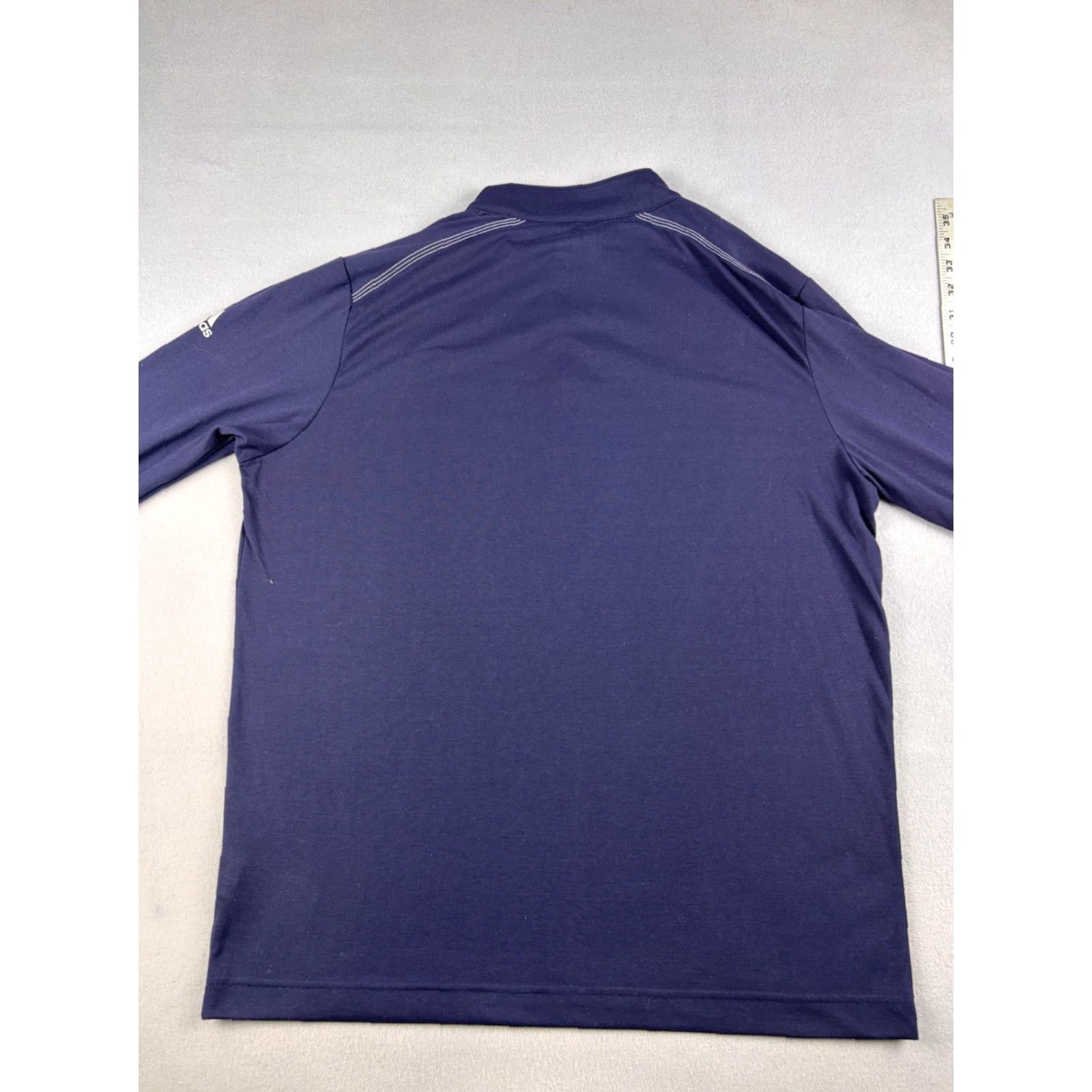 Adidas Adidas Quarter Zip Pullover Men’s Size M Blue Performance Base Layer Golf Pullover Casual Athletic Activewear Mens Size US M / EU 48-50 / 2 - 5 Thumbnail