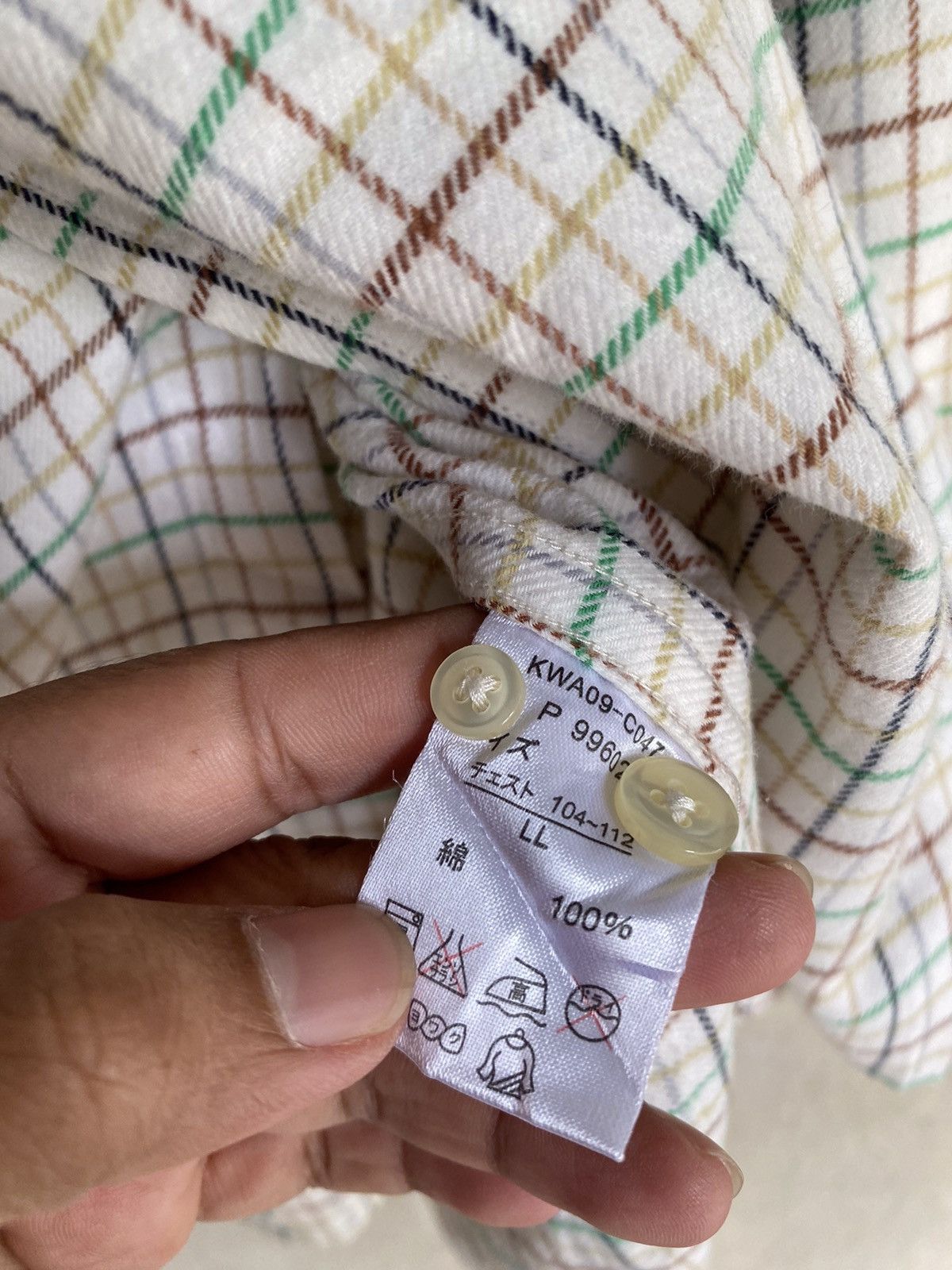Chaps Vintage Chaps Plaid Tartan Flannel Shirt Button Up Size US XL / EU 56 / 4 - 5 Thumbnail