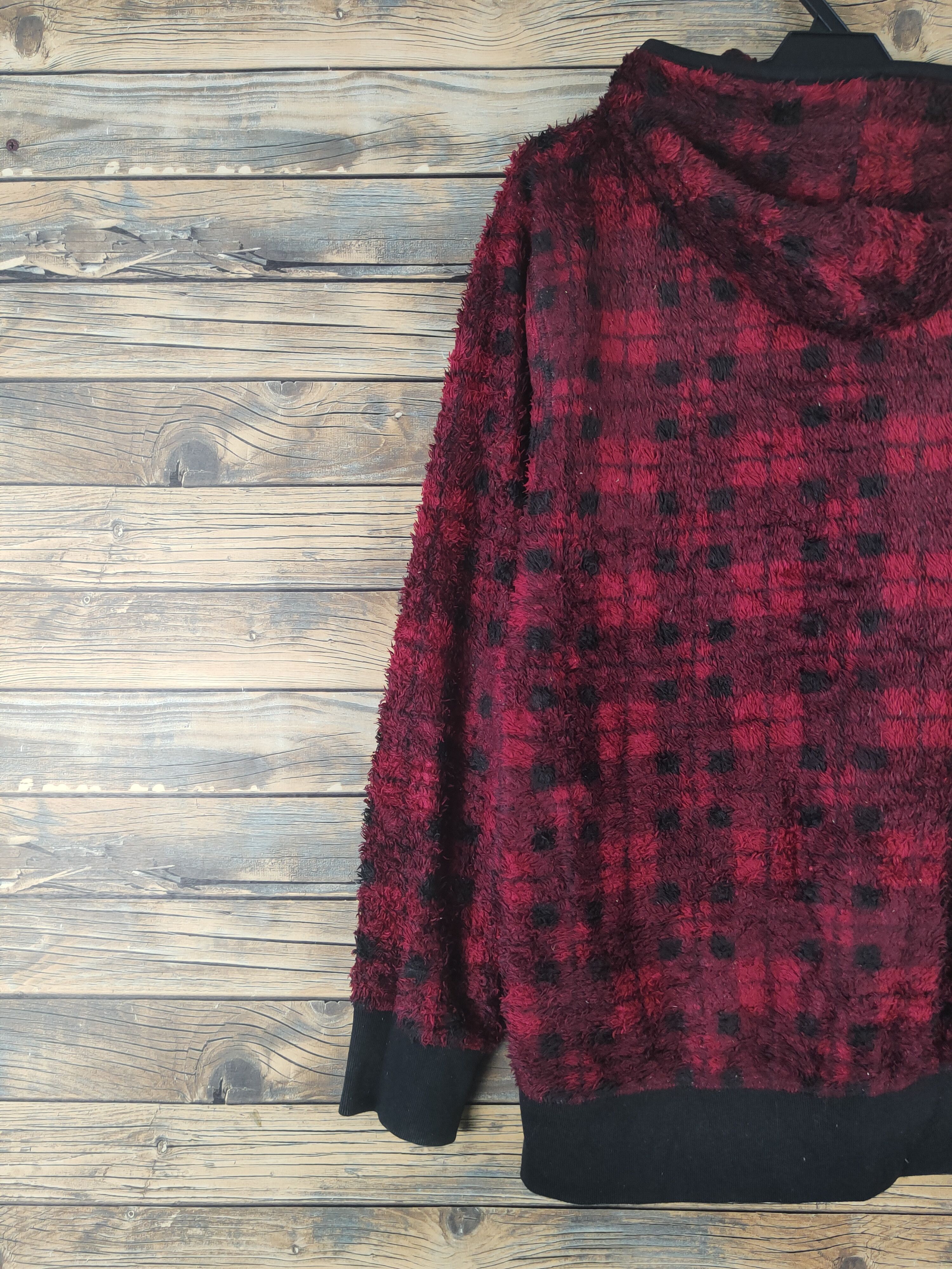 Airwalk DL Airwalk Red Black Fur Mohair Knitwear Sweaters #778 Size US L / EU 52-54 / 3 - 8 Thumbnail