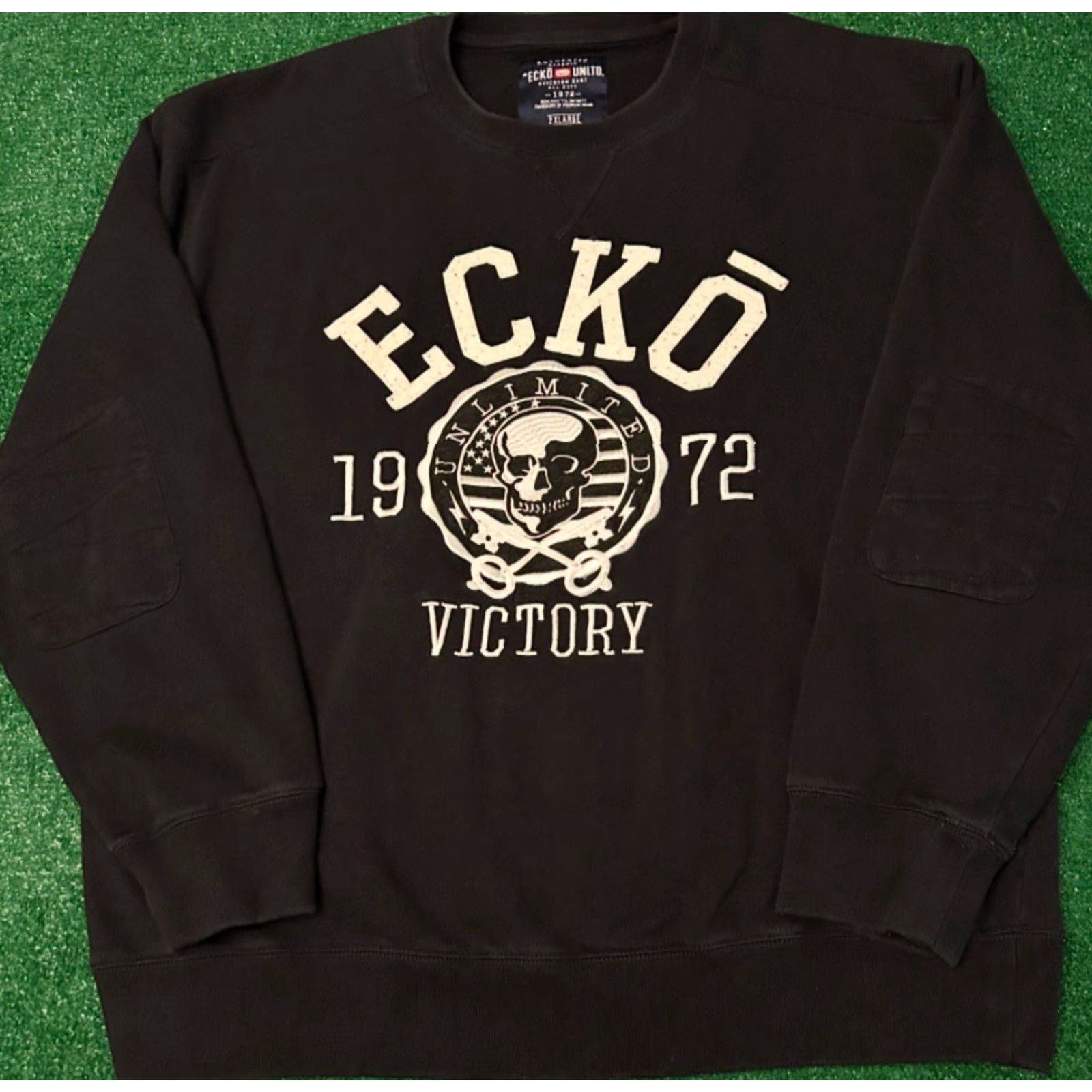 Ecko Unltd. VINTAGE Ecko Unltd Skull VTG Crewneck Sweatshirt Mens XXL Black Hip Hop 90s Grunge Punk Pullover Crew Neck Size US XXL / EU 58 / 5 - 3 Thumbnail