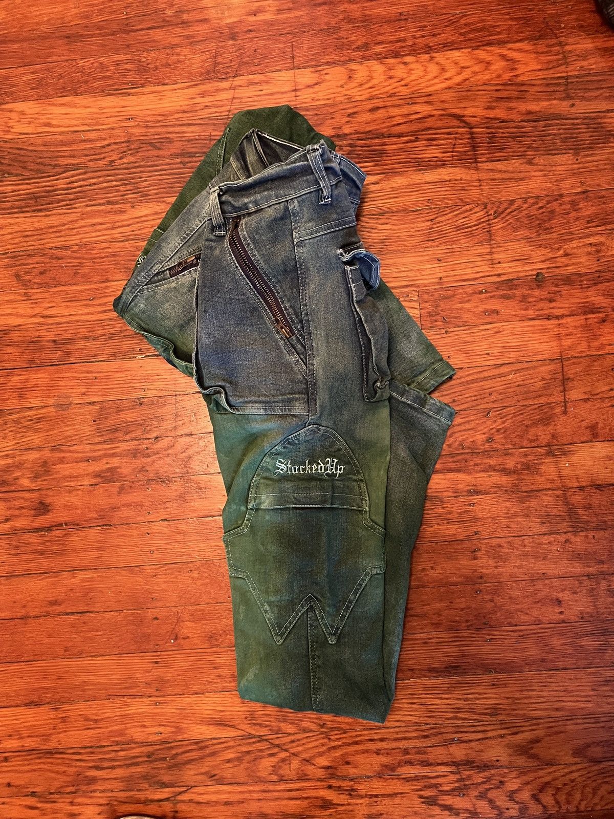 Other Custom Dyed Stocked Up Denim Size US 30 / EU 46 - 2 Thumbnail