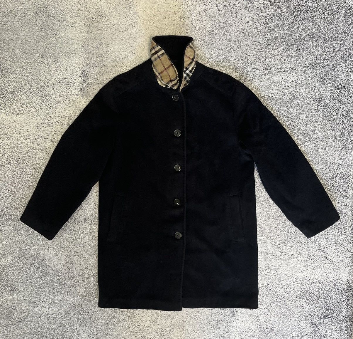 Burberry Burberry London Women Jacket Vintage Overcoat Jacket Black Size L / US 10 / IT 46 - 12 Thumbnail